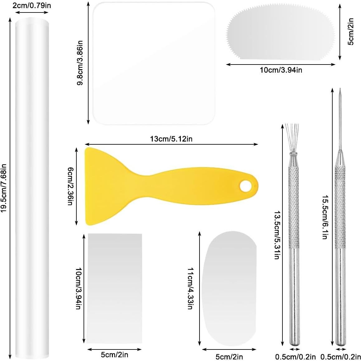 Kit de Herramientas para Arcilla CKANDAY - 8 Piezas