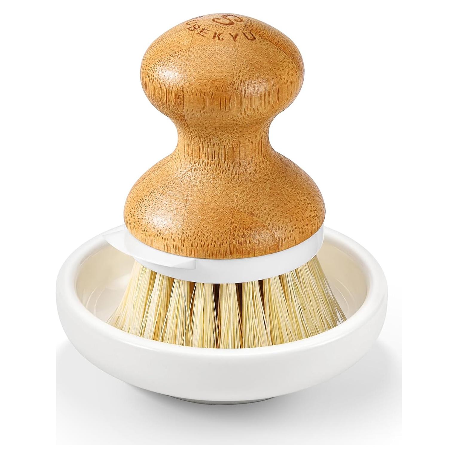 Cepillo de Platos de Bambú SUBEKYU con Raspador 0.18 kg