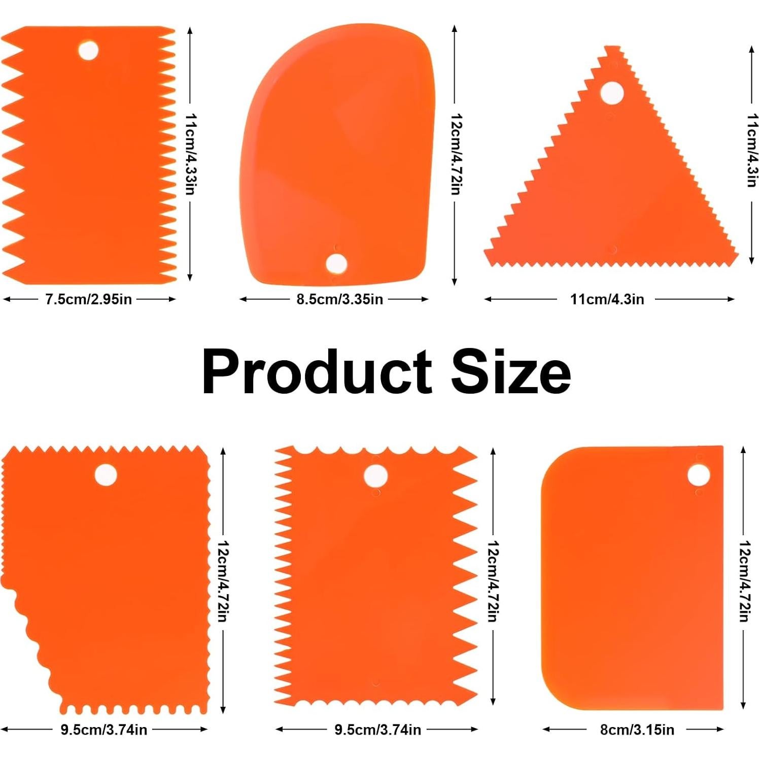 Juego de 6 Raspadores de Arcilla Amabro - Herramientas Cerámicas
