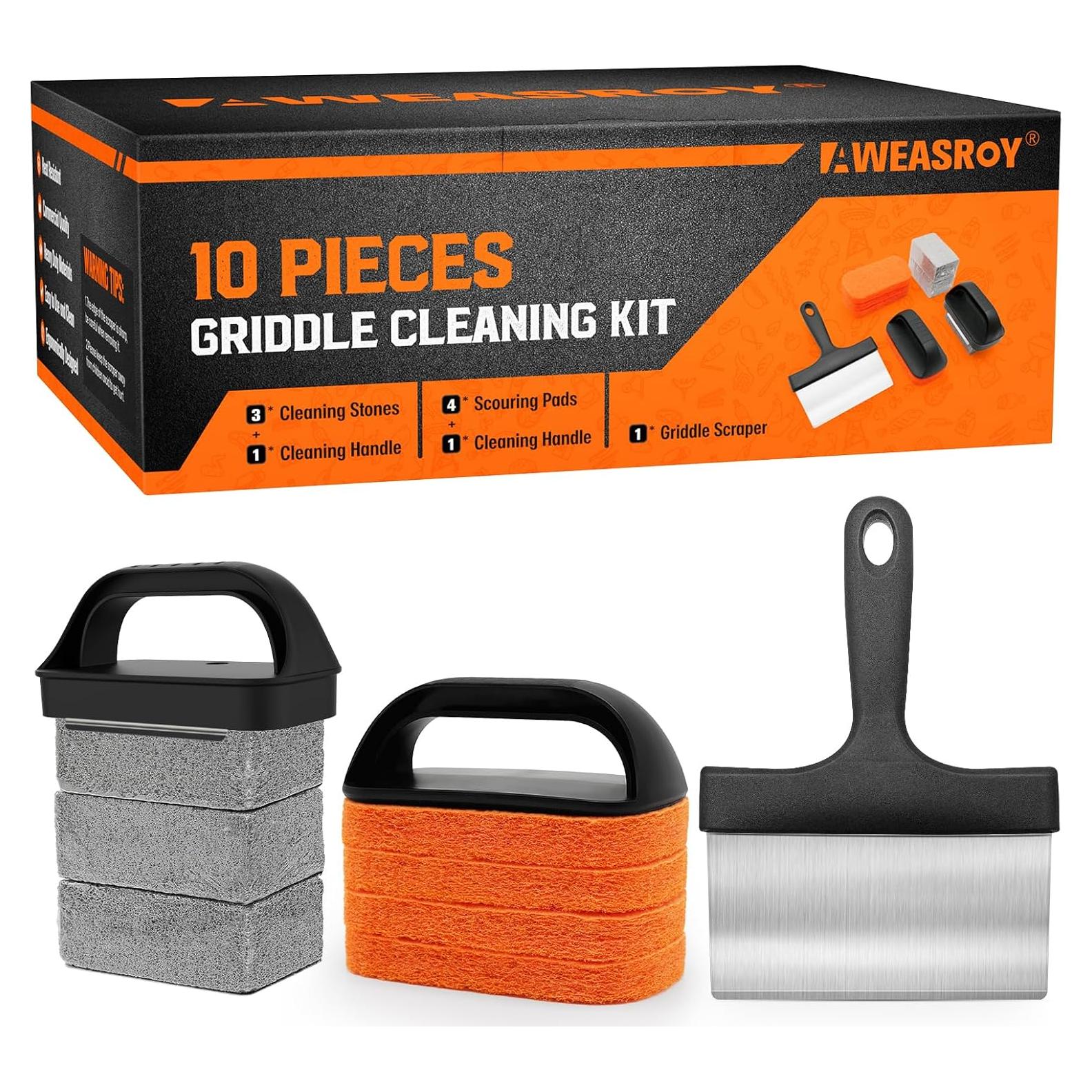 Kit de limpieza para plancha AWEASROY con raspador y piedra
