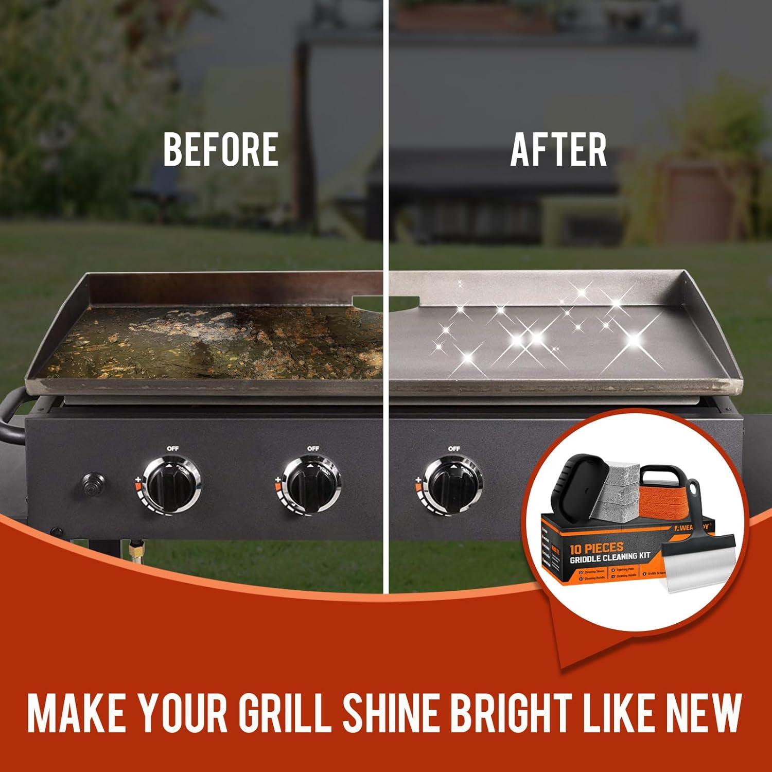 Kit de limpieza para plancha AWEASROY con raspador y piedra