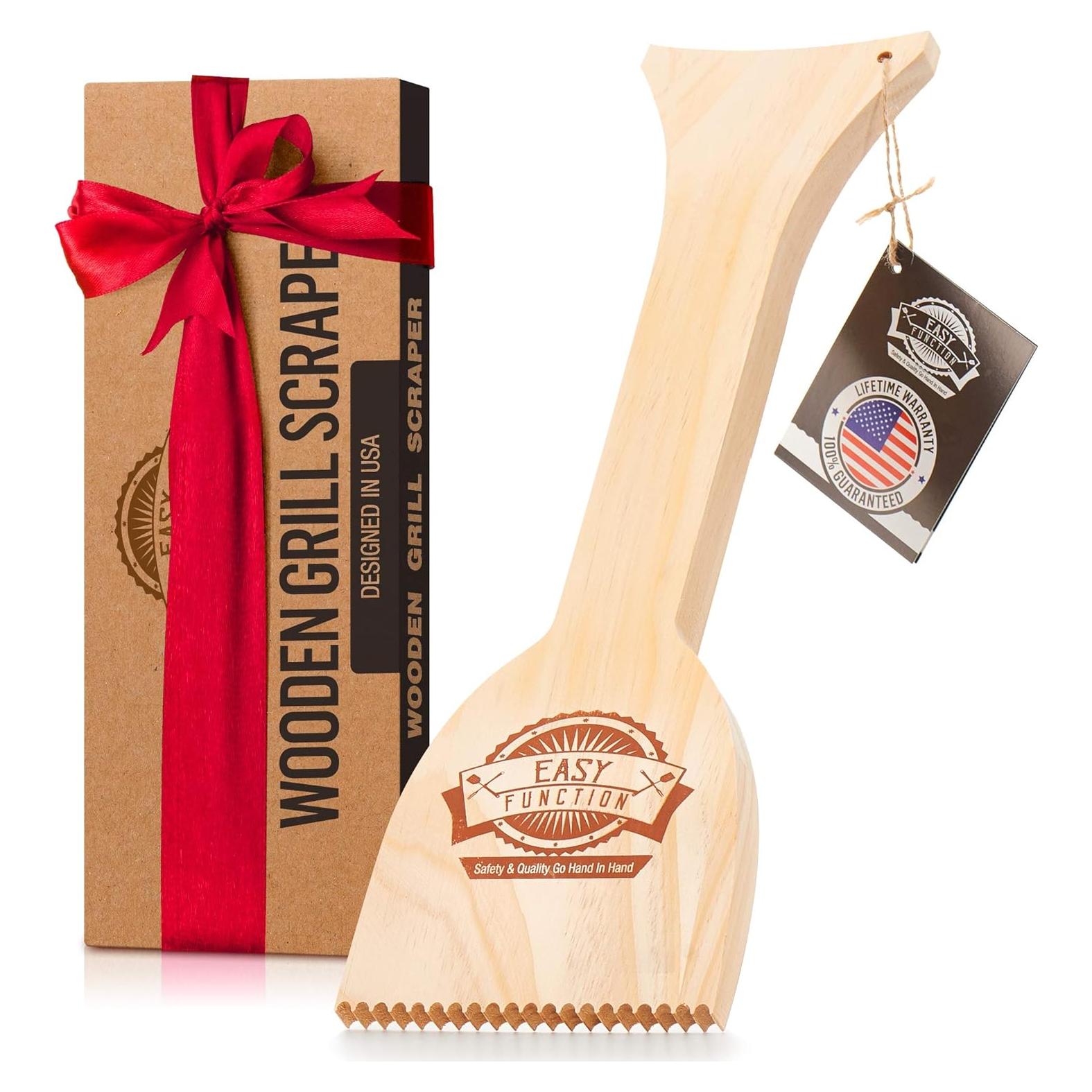 Raspador de Parrilla de Madera EASY FUNCTION 38,1 cm