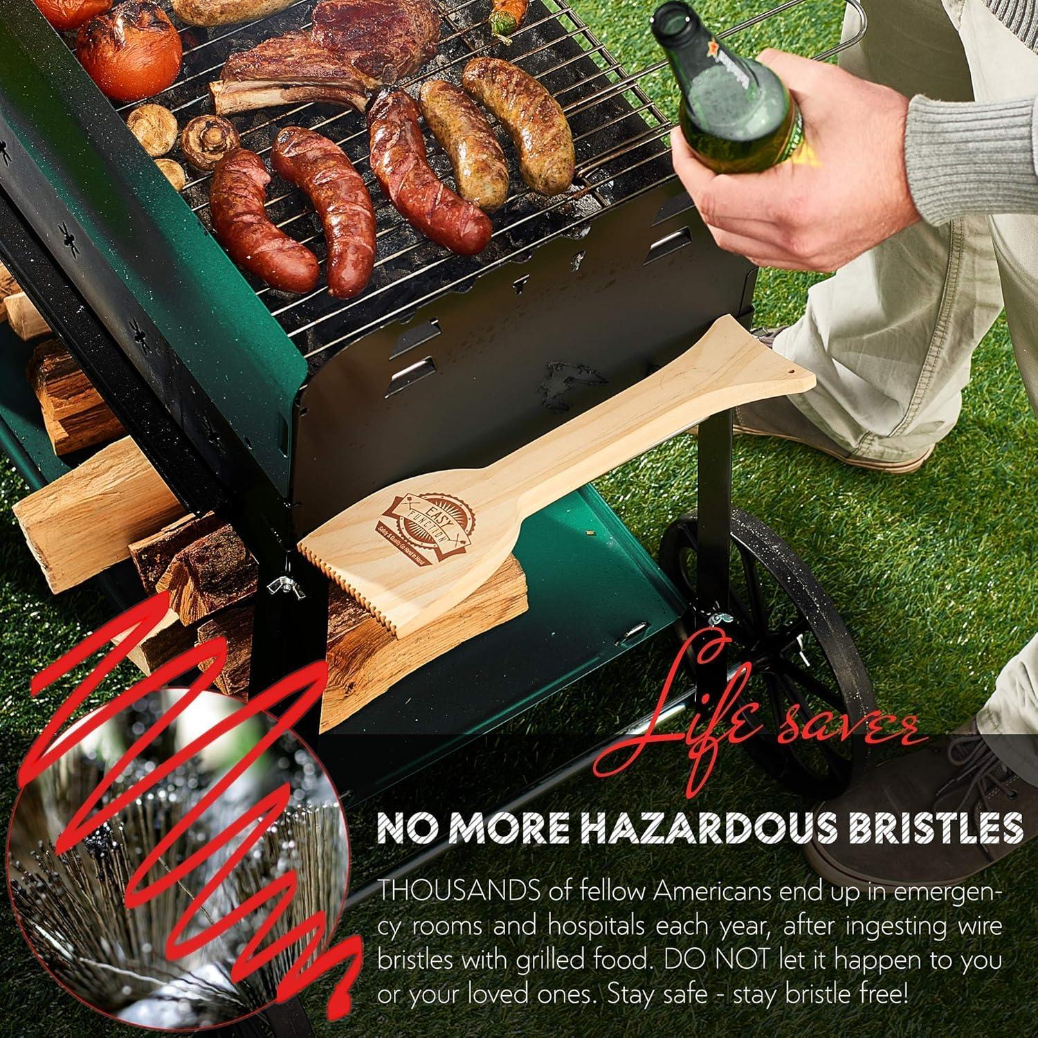 Raspador de Parrilla de Madera EASY FUNCTION 38,1 cm