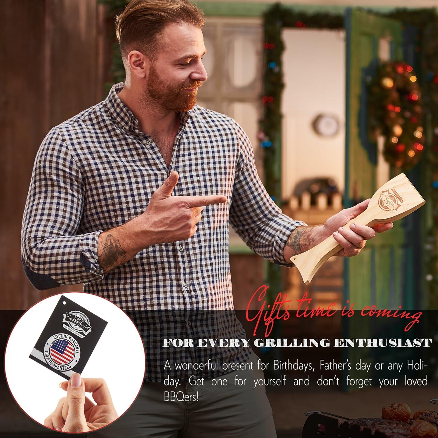 Raspador de Parrilla de Madera EASY FUNCTION 38,1 cm