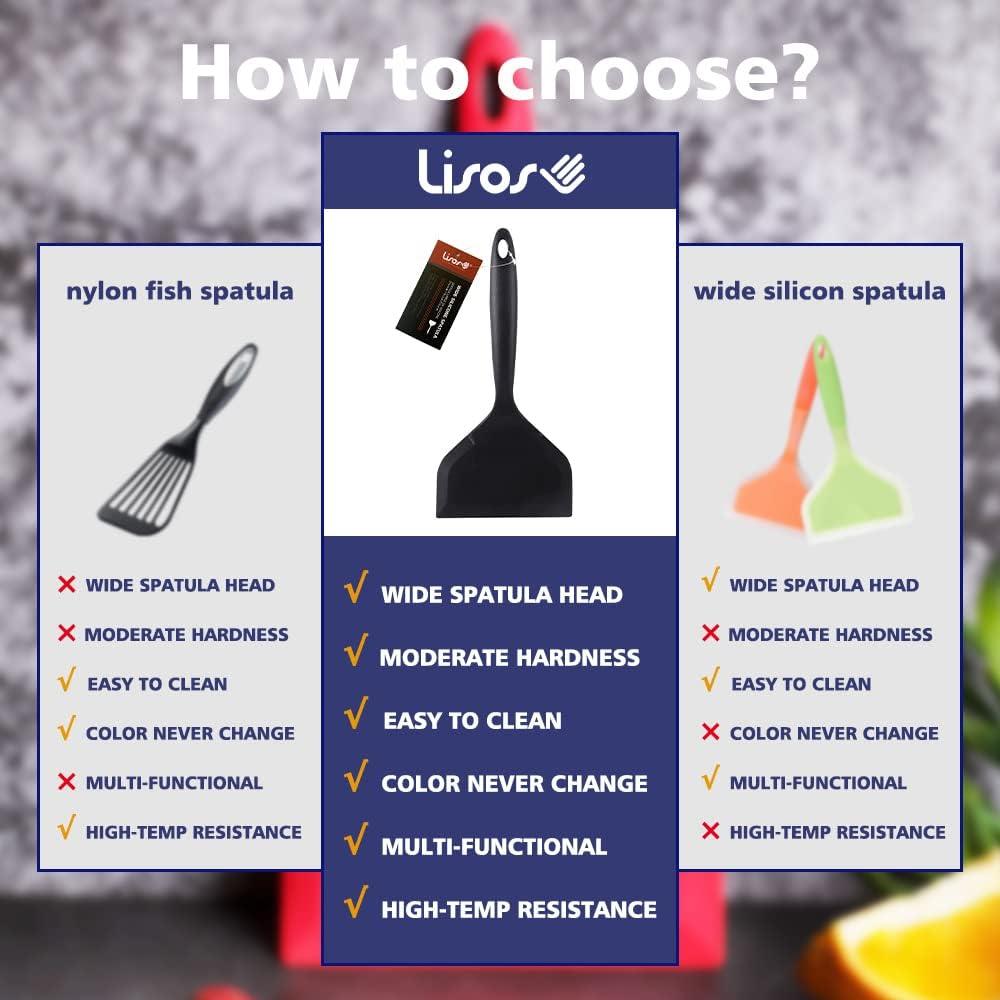 Espátula de Silicona LISOS 25,4x11,9 cm Antiadherente