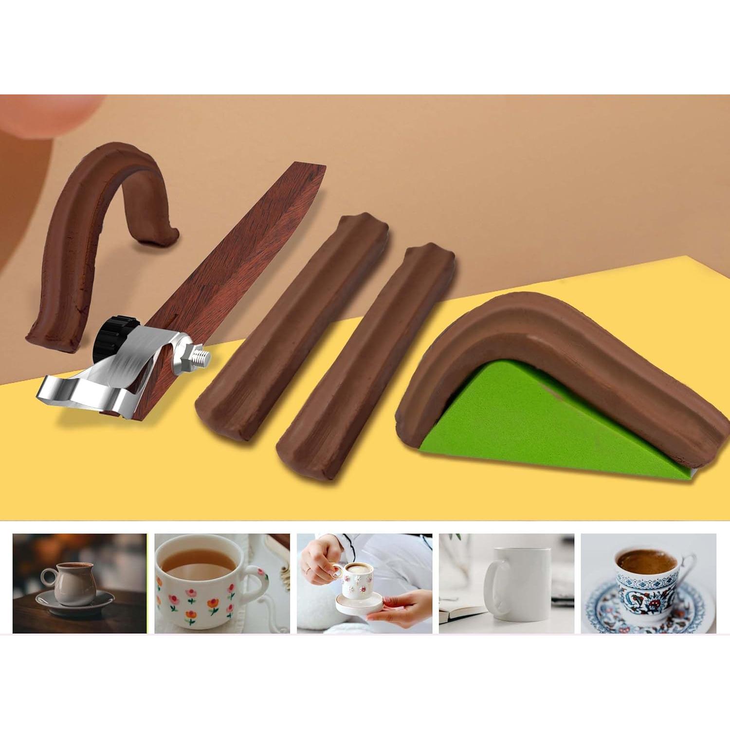 GEOCCI Herramienta de Cerámica para Hacer Mangos Estilo B