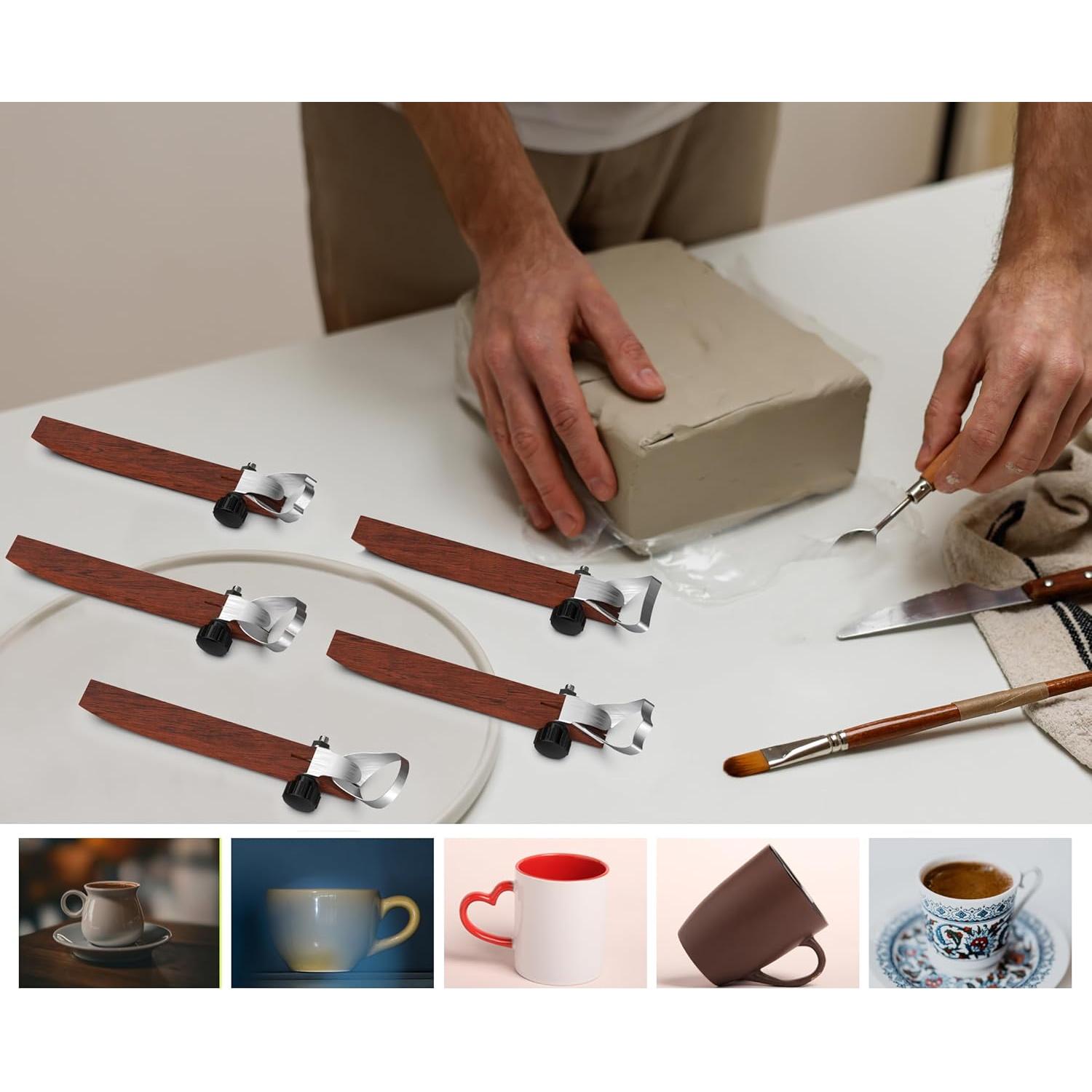GEOCCI Herramienta de Cerámica para Hacer Mangos Estilo B