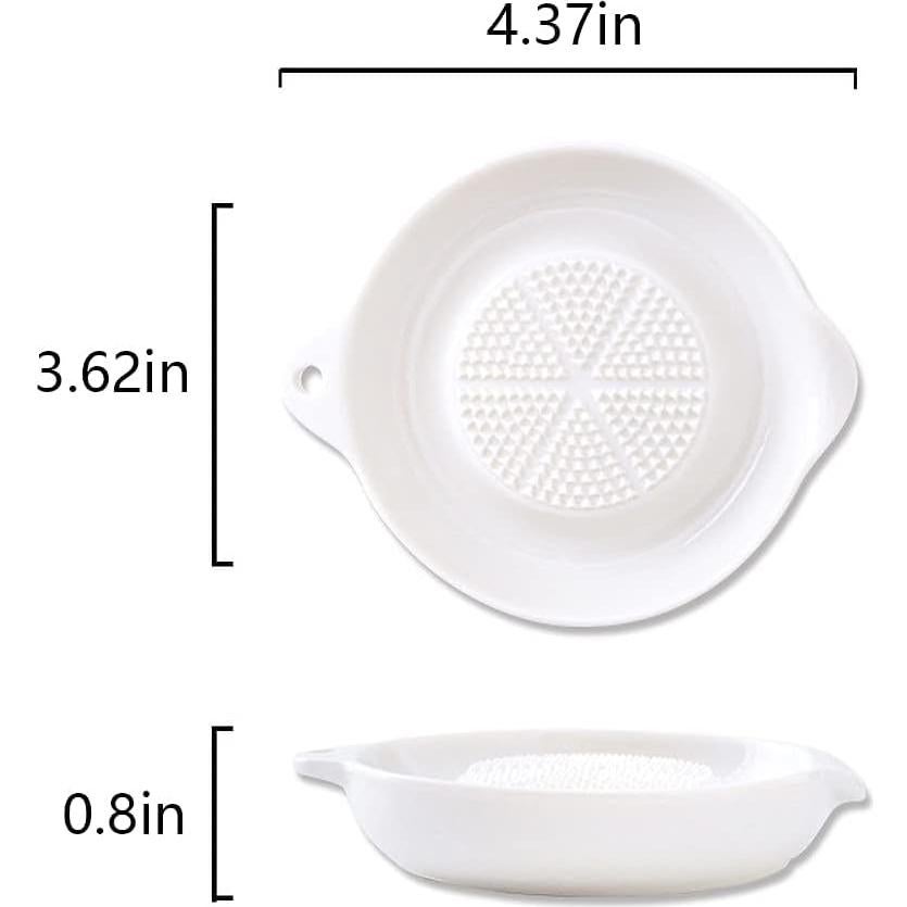 Rallador de Cerámica LONIN 10,16 cm para Jengibre y Ajo