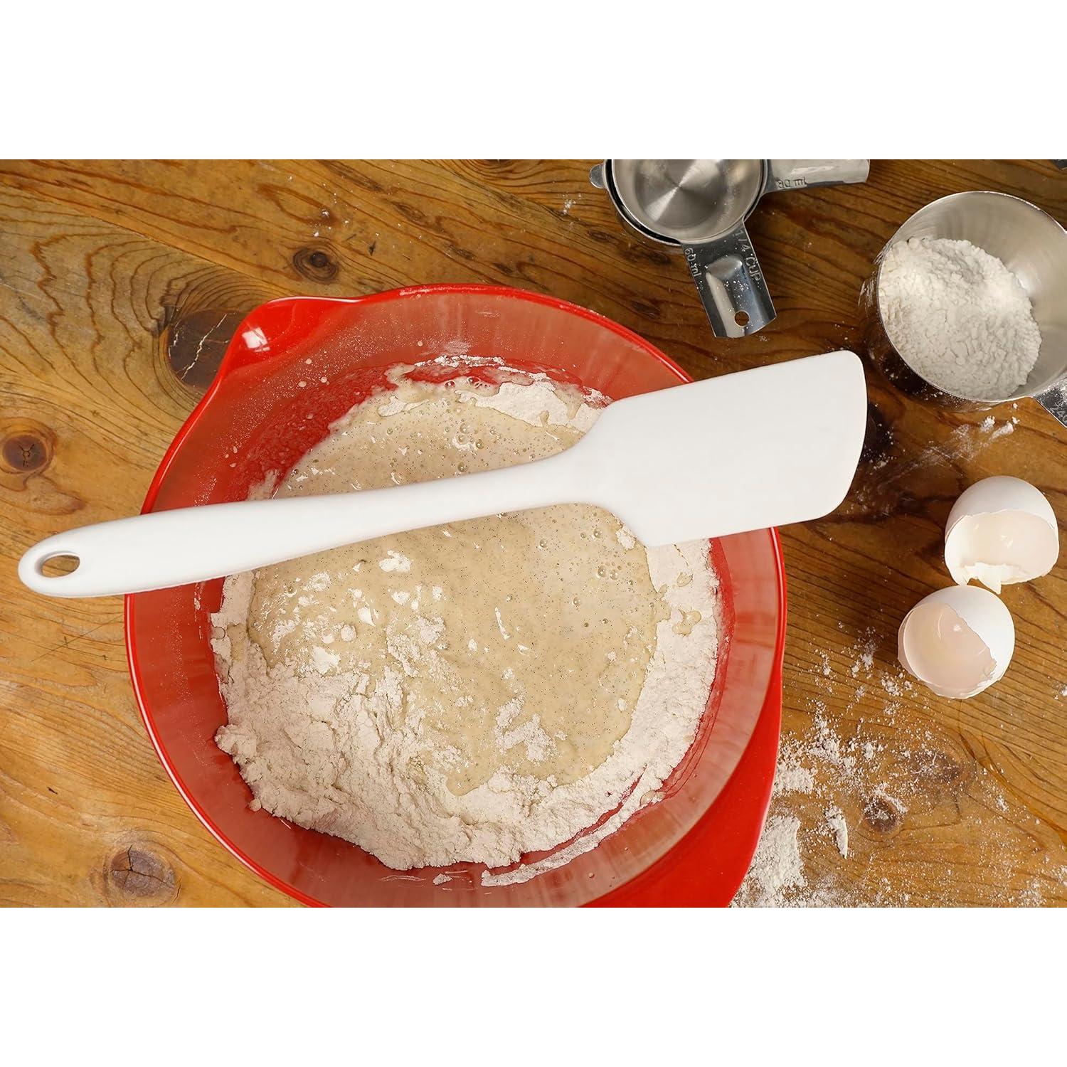 Espátula de Silicona RSVP International 27,94x5,08 cm Blanca