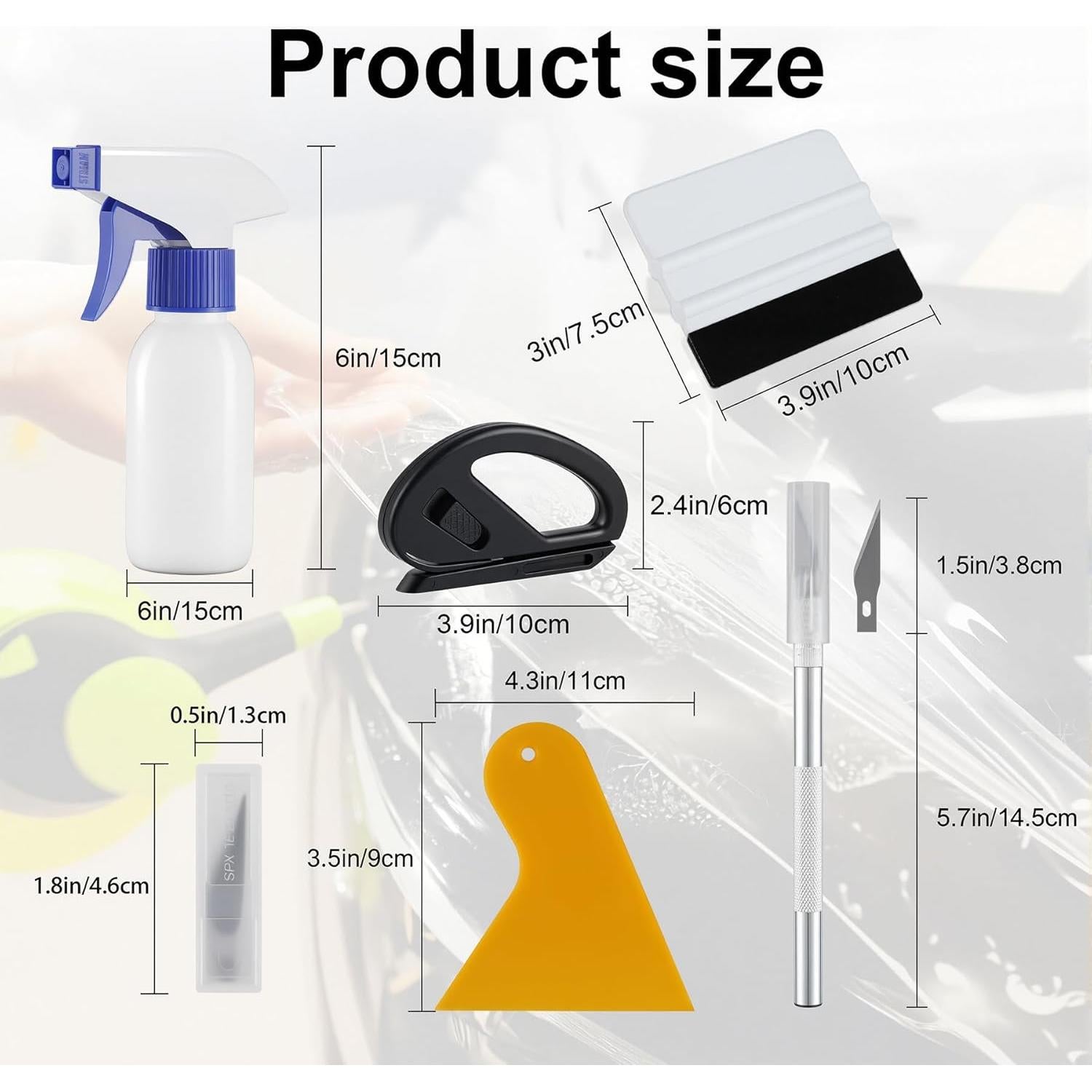 Kit de herramientas para tinte de ventanas SINGARO 5 piezas