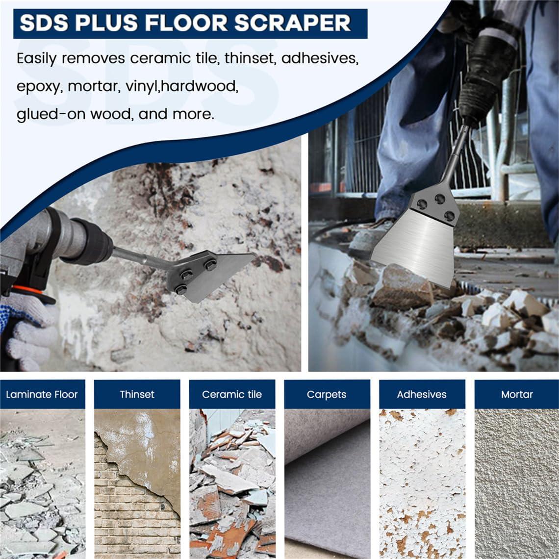 Kit raspador de suelo SDS Plus Juzjuly 27.9x15cm 0.84kg