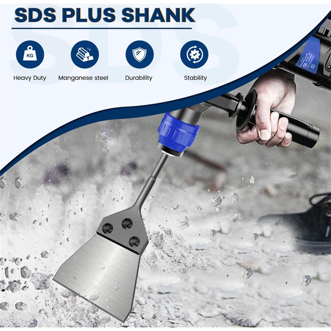 Kit raspador de suelo SDS Plus Juzjuly 27.9x15cm 0.84kg