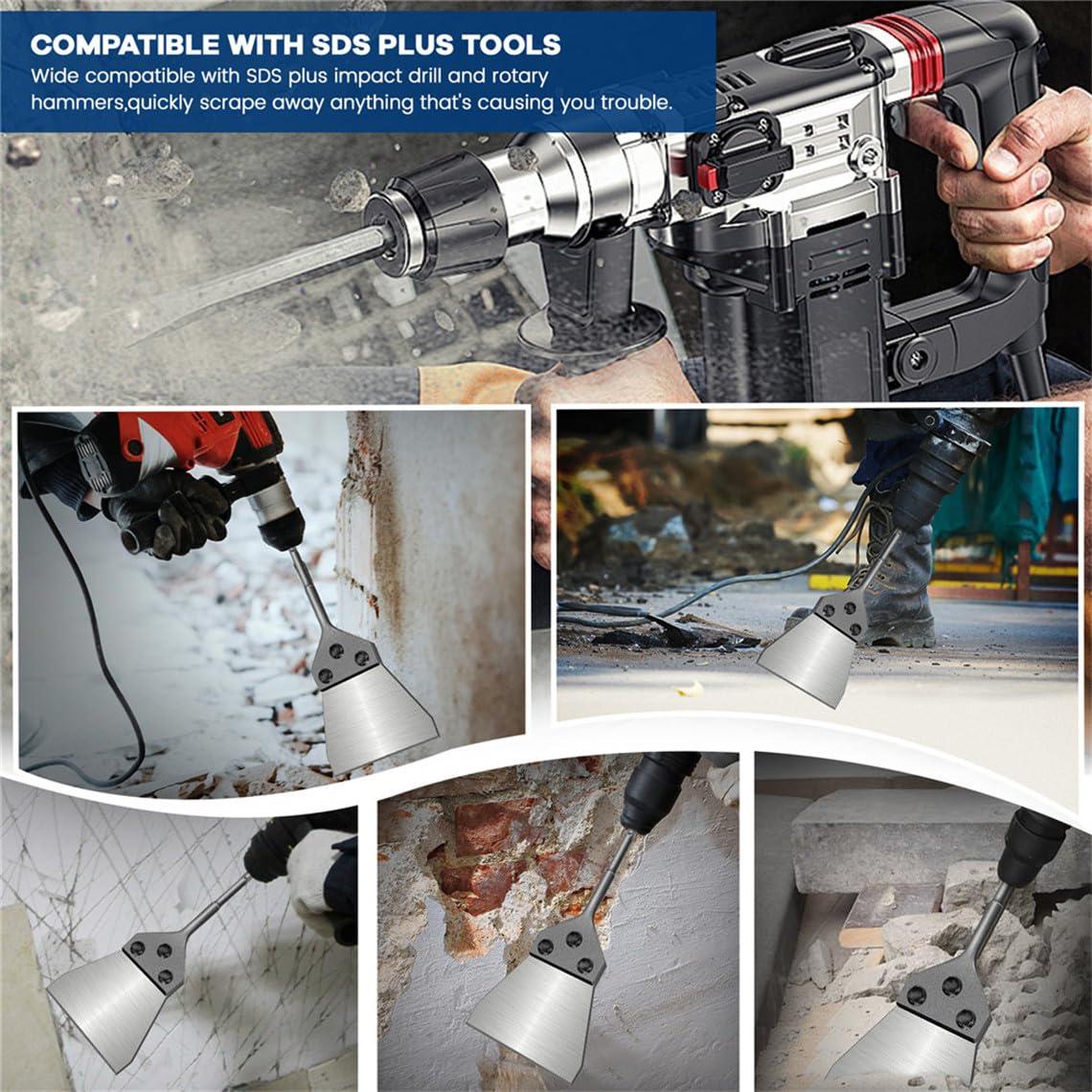 Kit raspador de suelo SDS Plus Juzjuly 27.9x15cm 0.84kg