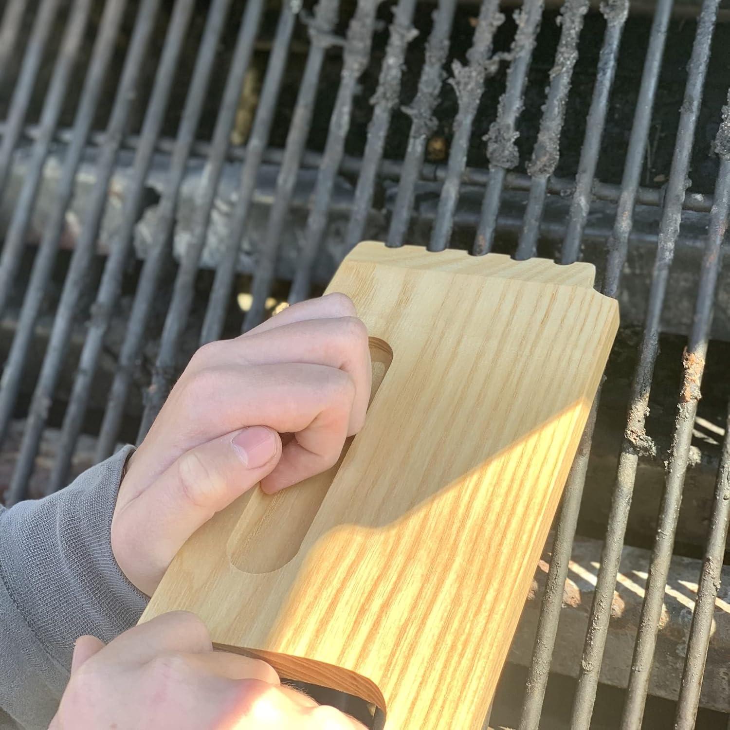 Raspador de Parrilla de Madera Outset 25,4 cm Bambú