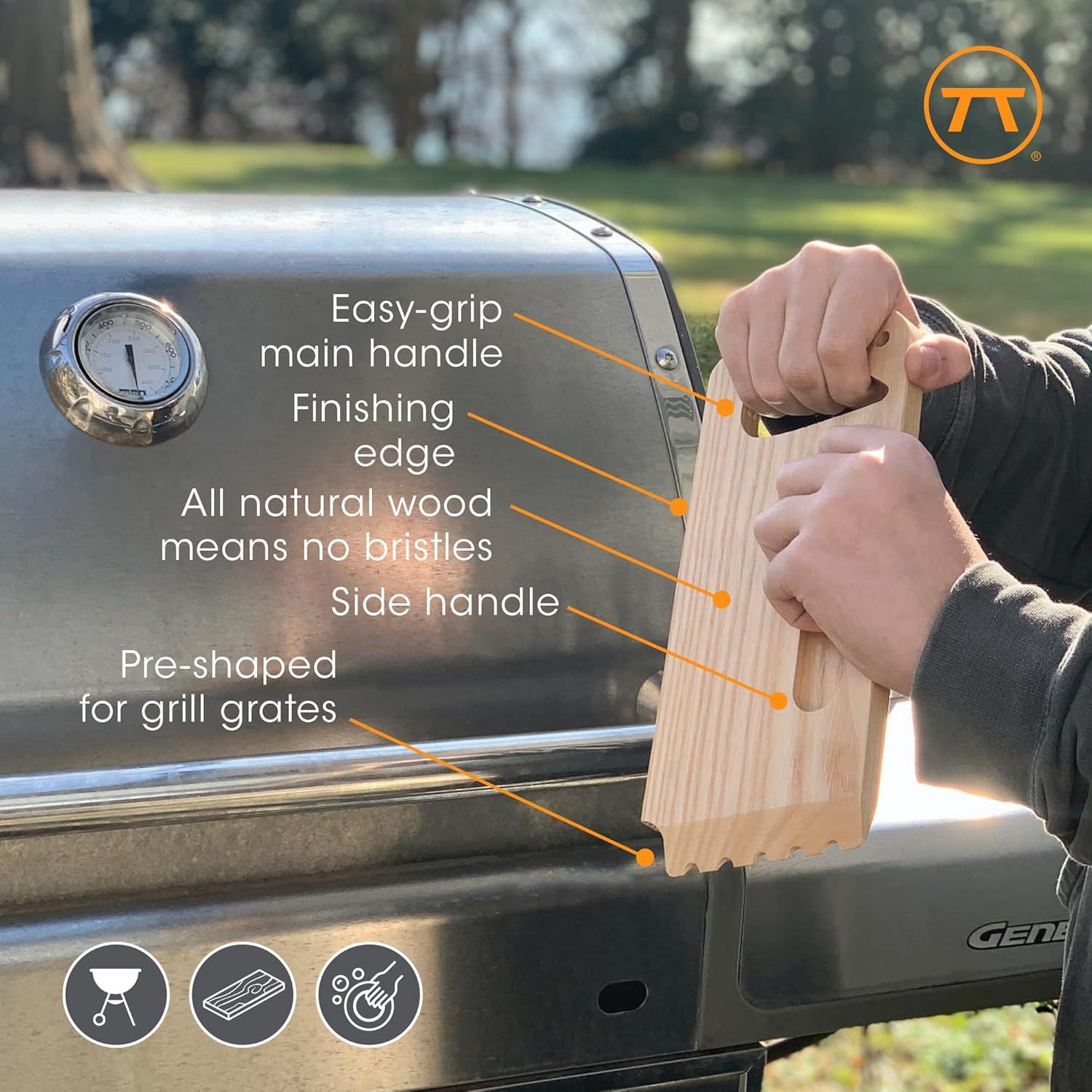 Raspador de Parrilla de Madera Outset 25,4 cm Bambú