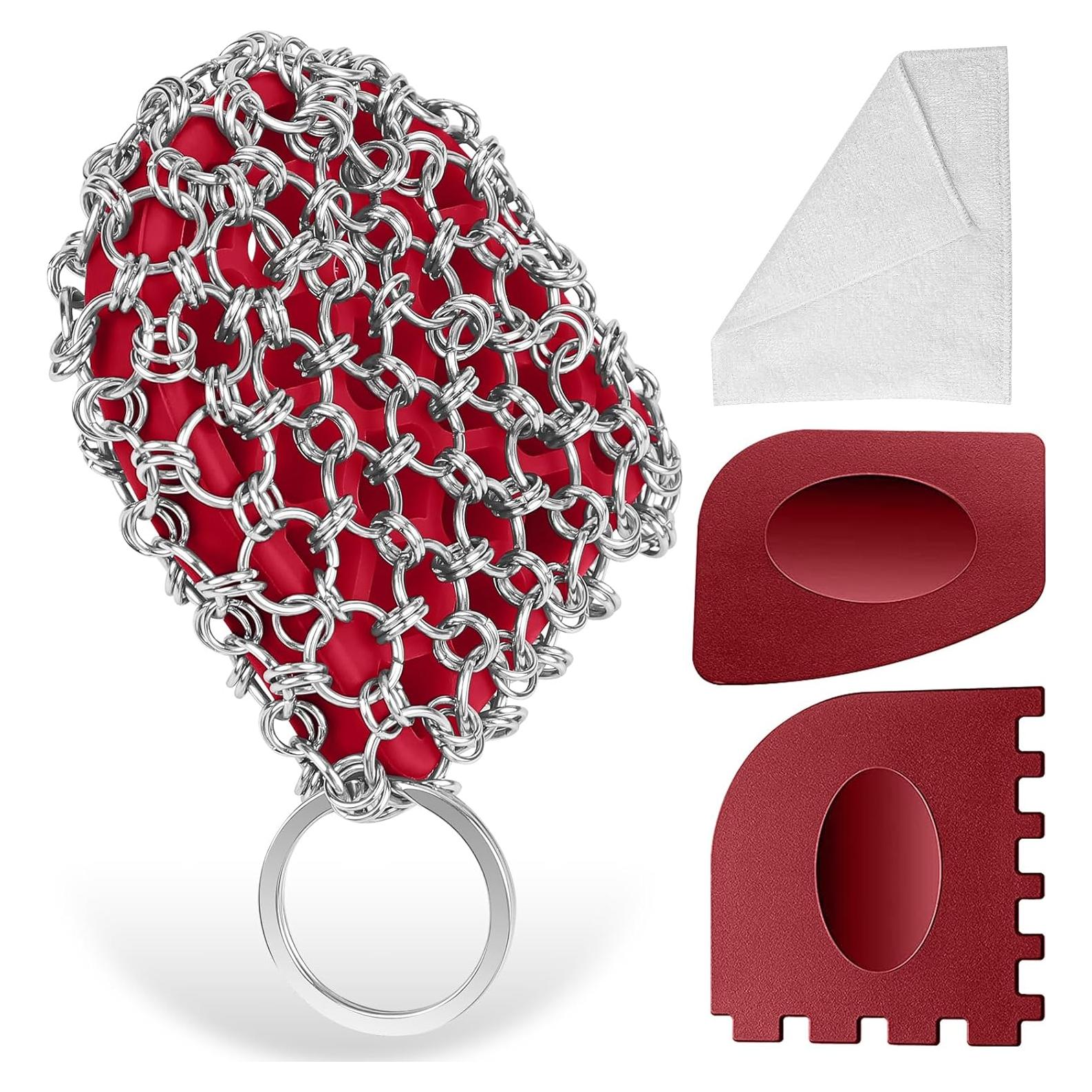 Kit de limpieza de hierro fundido Herda 4 piezas