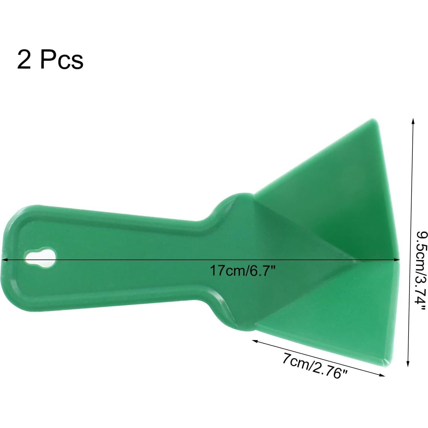 2 Raspadores de Esquina de Yeso Unlorspy Verde 17x9.5 cm