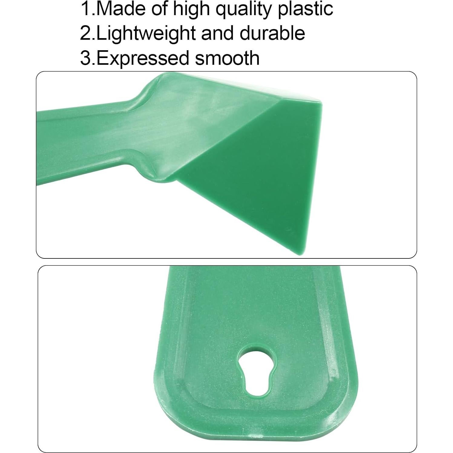 2 Raspadores de Esquina de Yeso Unlorspy Verde 17x9.5 cm