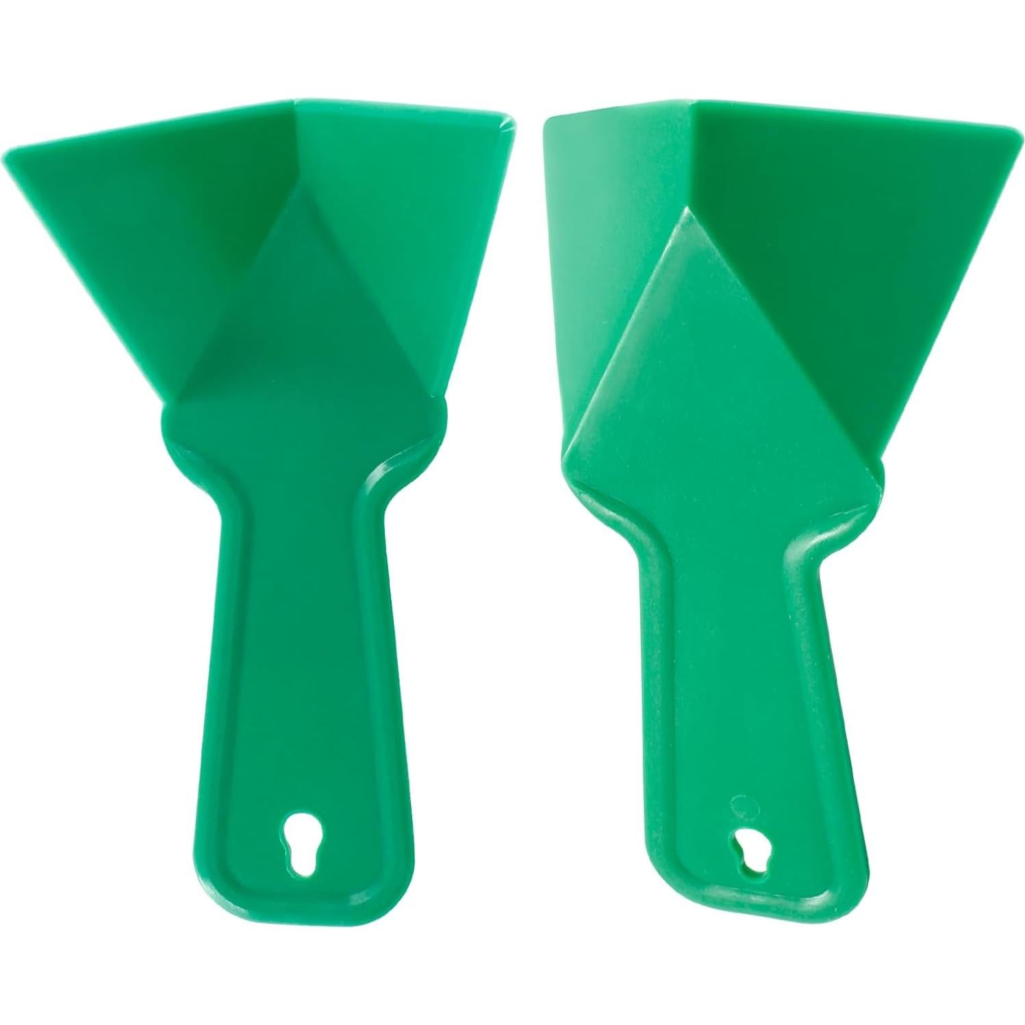 2 Raspadores de Esquina de Yeso Unlorspy Verde 17x9.5 cm