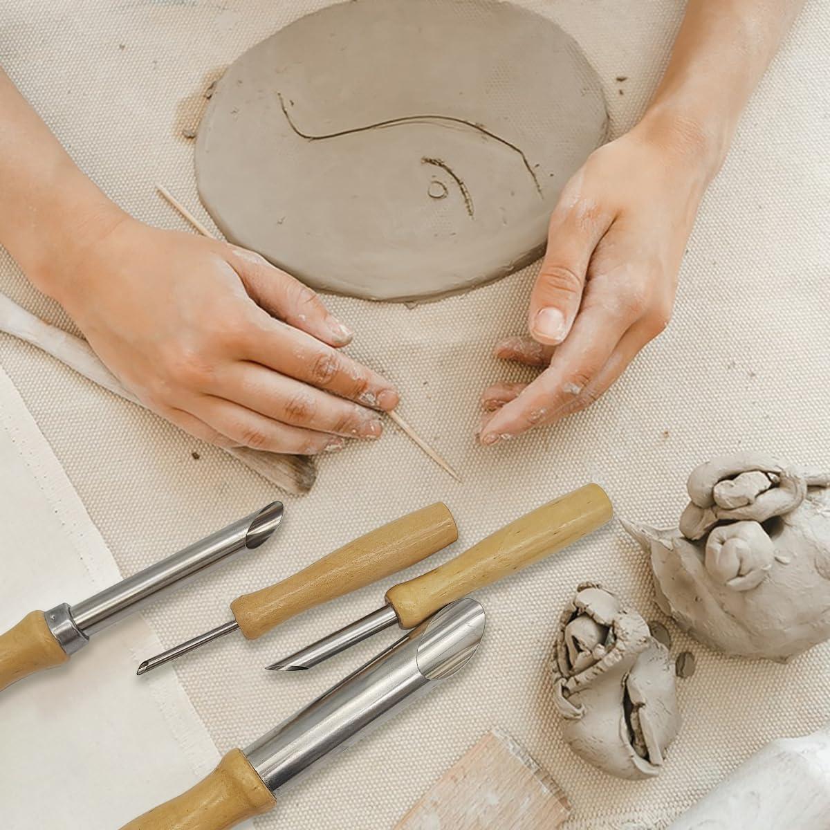 Juego de Herramientas de Cerámica CKANDAY - 3 Ribs, 3 Cuchillas, 4 Cortadores