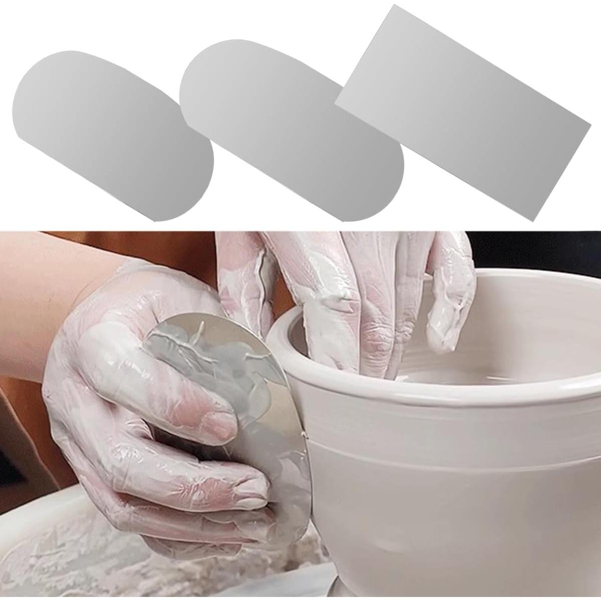 Juego de Herramientas de Cerámica CKANDAY - 3 Ribs, 3 Cuchillas, 4 Cortadores