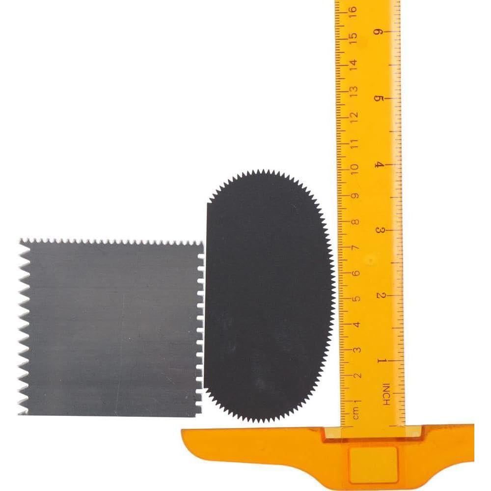 Conjunto 4 Raspadores de Arcilla Acero Inoxidable Uniquer