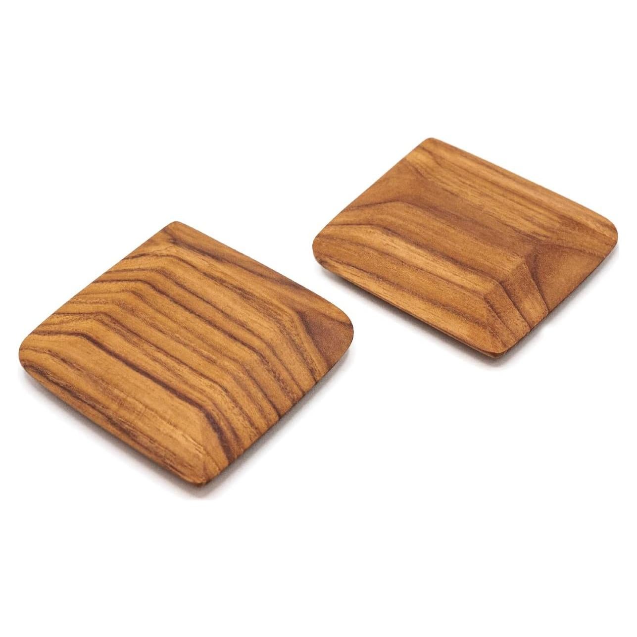 Raspadores de Madera de Teca FAAY - 2 Paquetes para Cocina