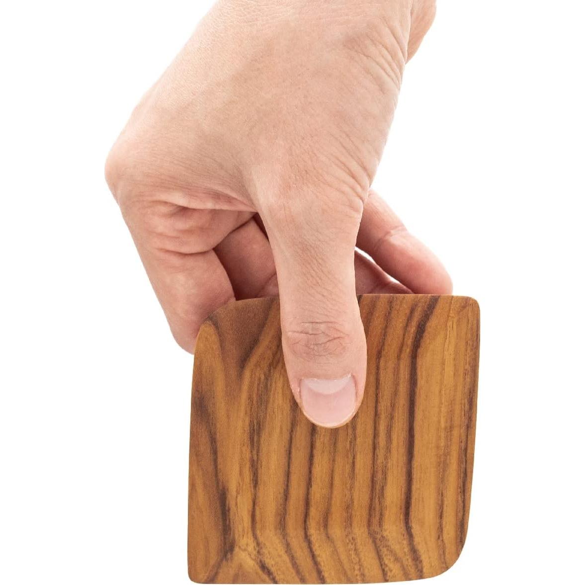 Raspadores de Madera de Teca FAAY - 2 Paquetes para Cocina