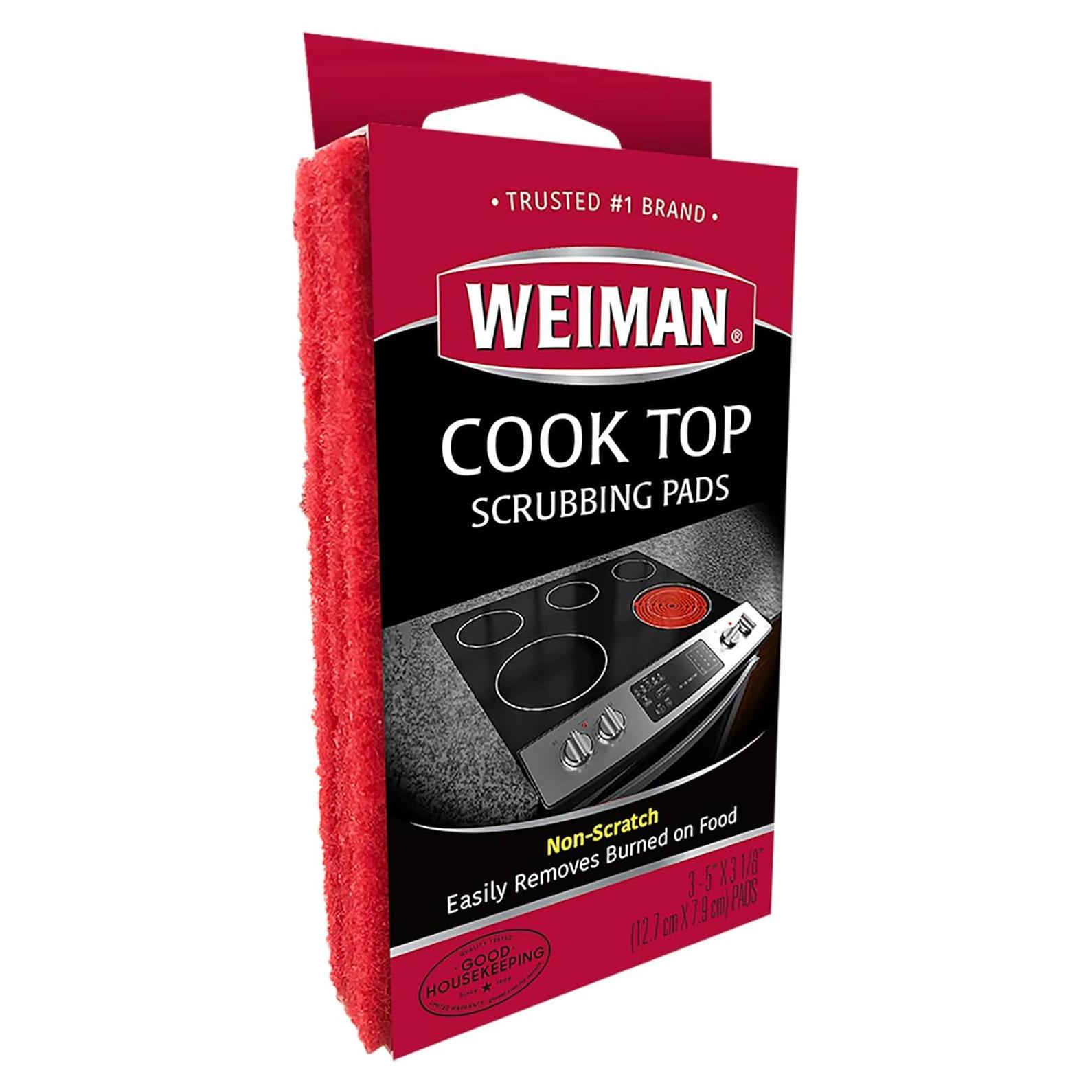 Almohadillas de Limpieza Weiman para Cocinas de Vidrio 3 Pzas