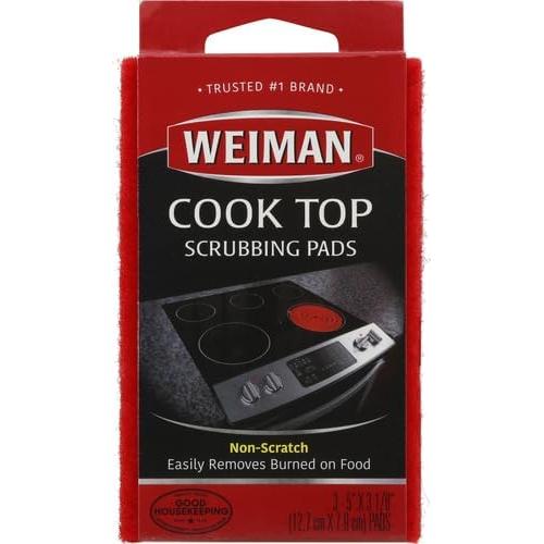 Almohadillas de Limpieza Weiman para Cocinas de Vidrio 3 Pzas