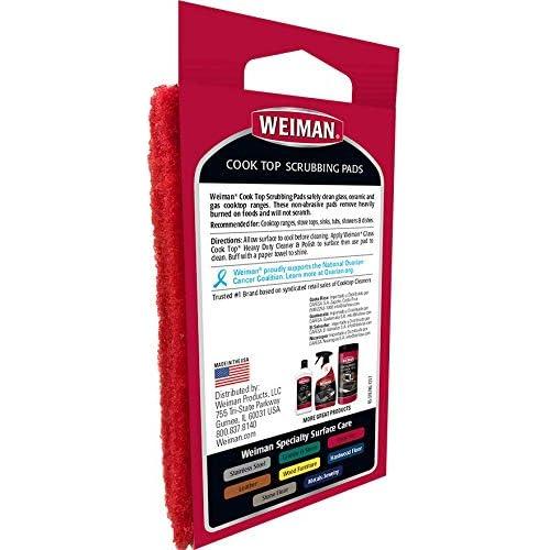 Almohadillas de Limpieza Weiman para Cocinas de Vidrio 3 Pzas