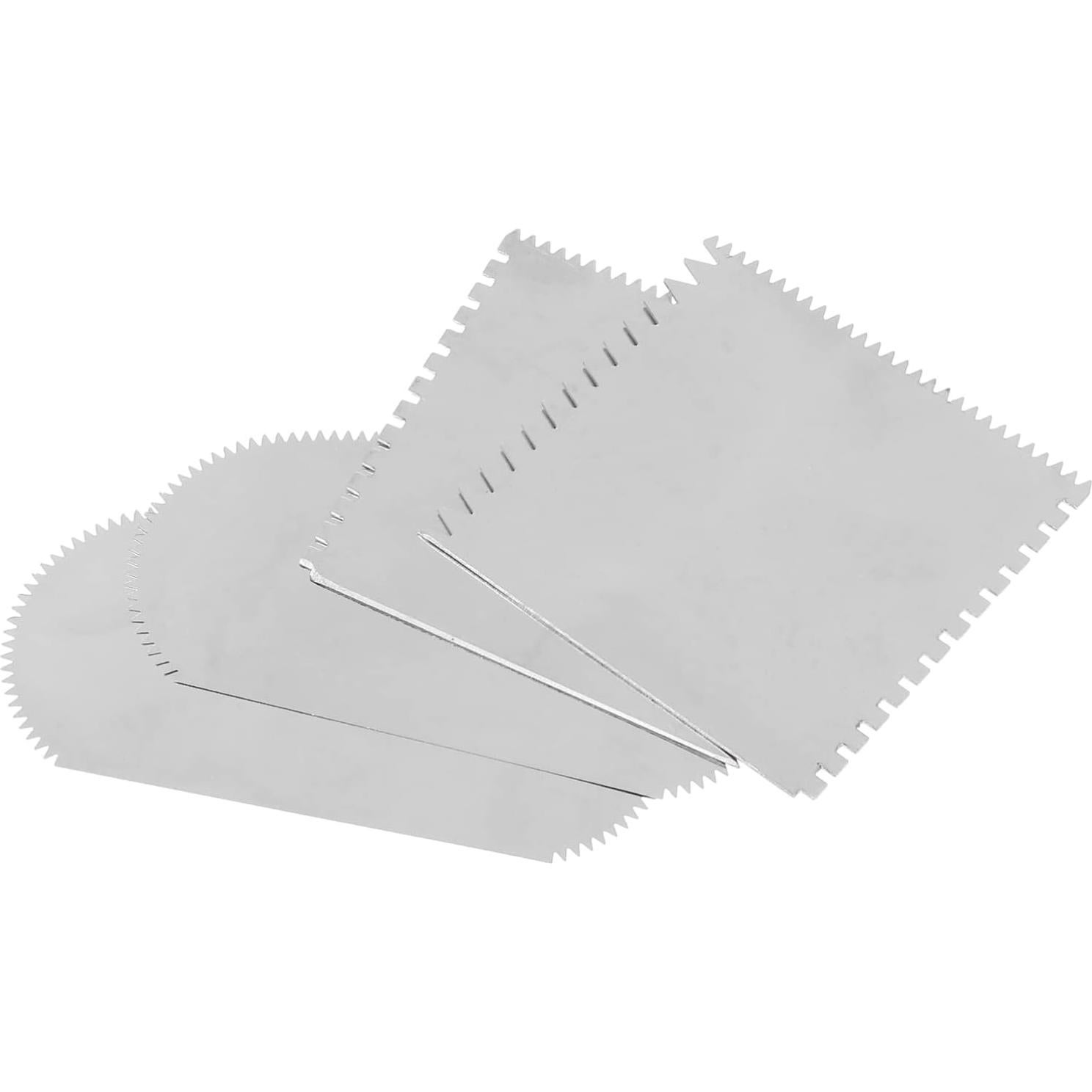 Juego de 4 raspadores de arcilla ARTIBETTER acero inoxidable