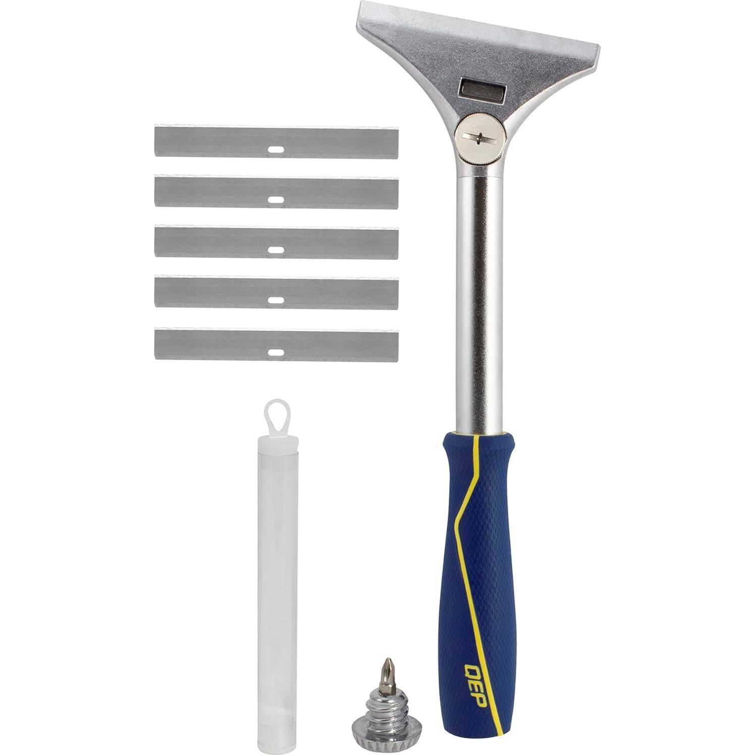 Raspador de Piso y Pared QEP 62920 10,16 cm Acero Inoxidable