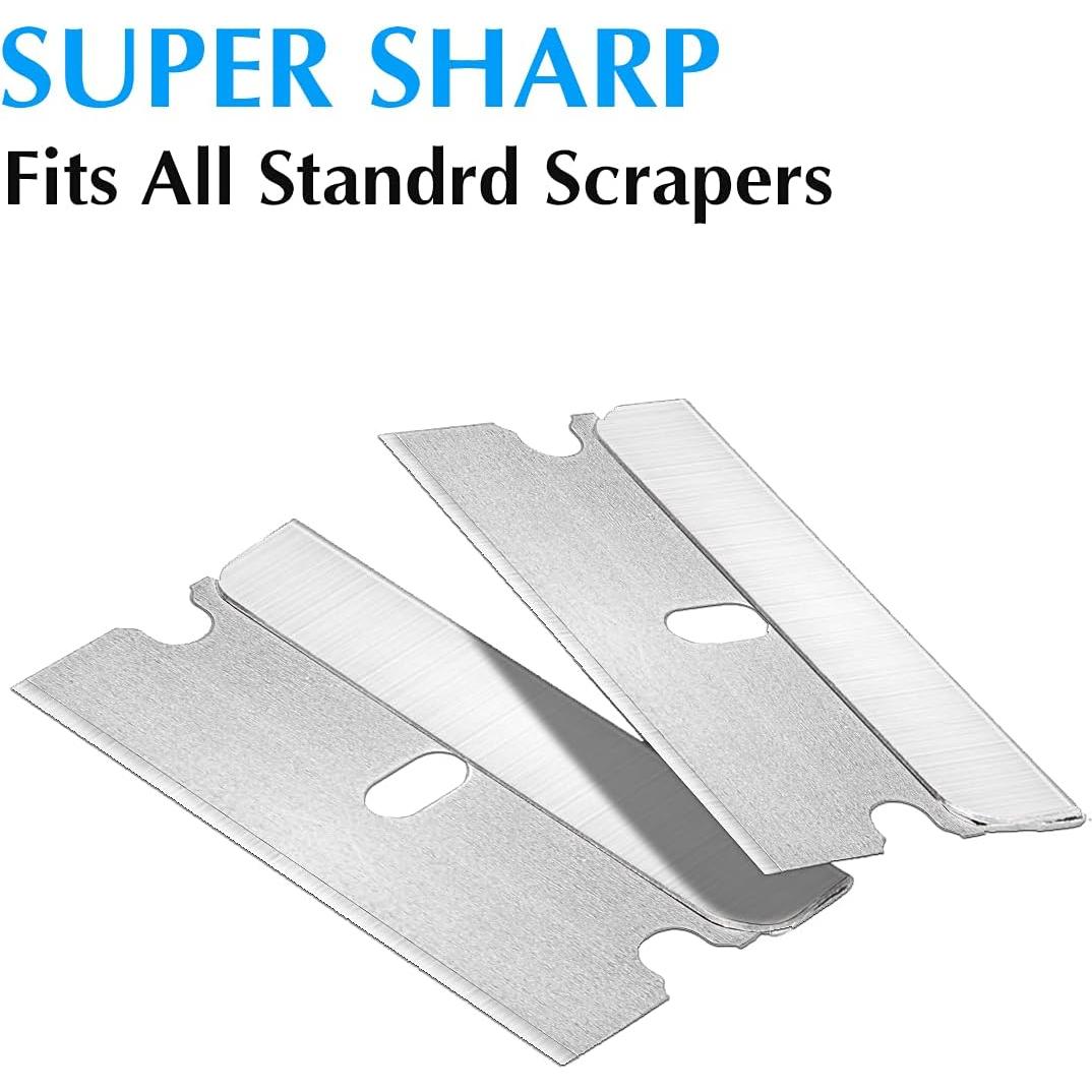 Cuchillas de Afeitar JIKIOU 200 Pcs Acero al Carbono