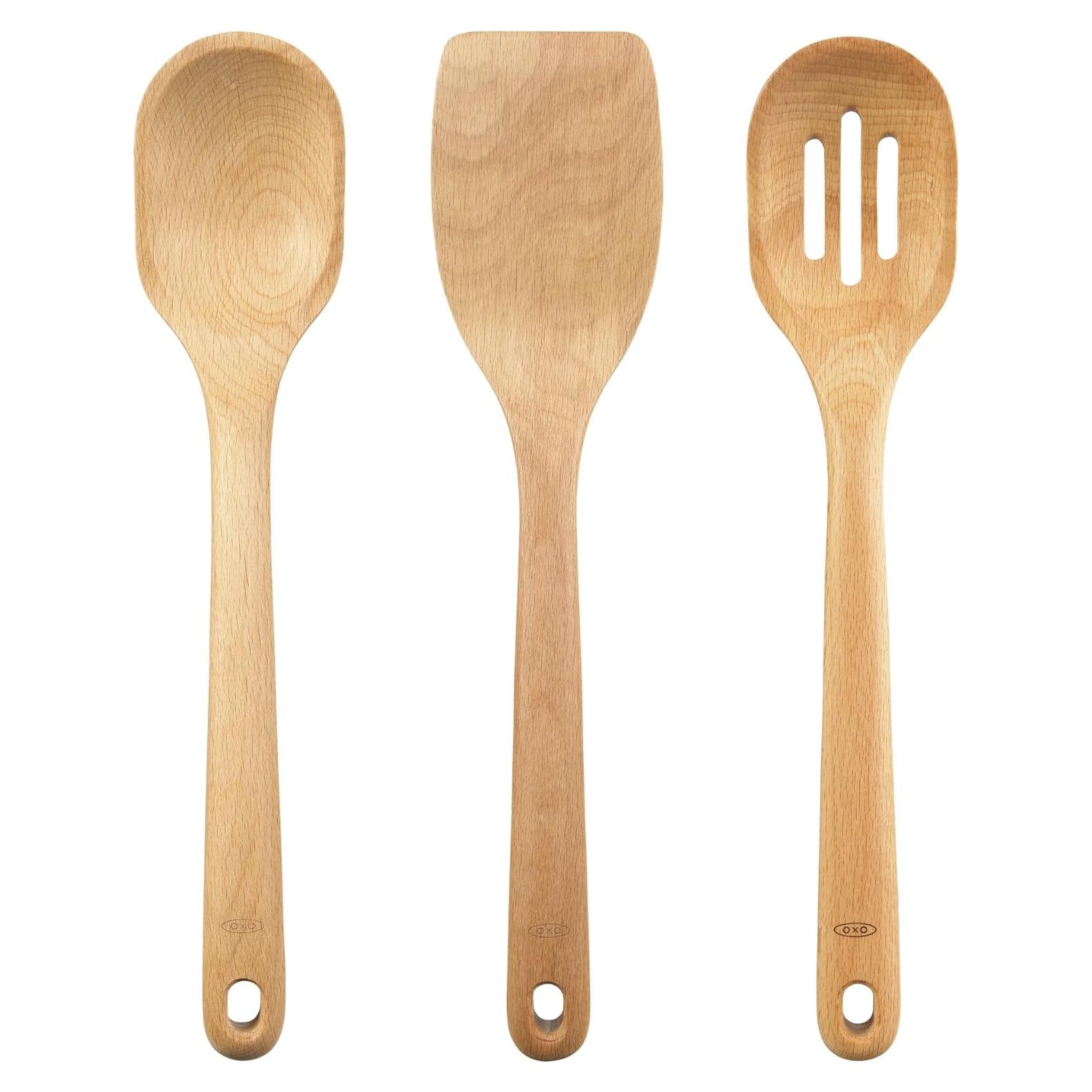 Set de Utensilios de Madera OXO Good Grips 3 Piezas