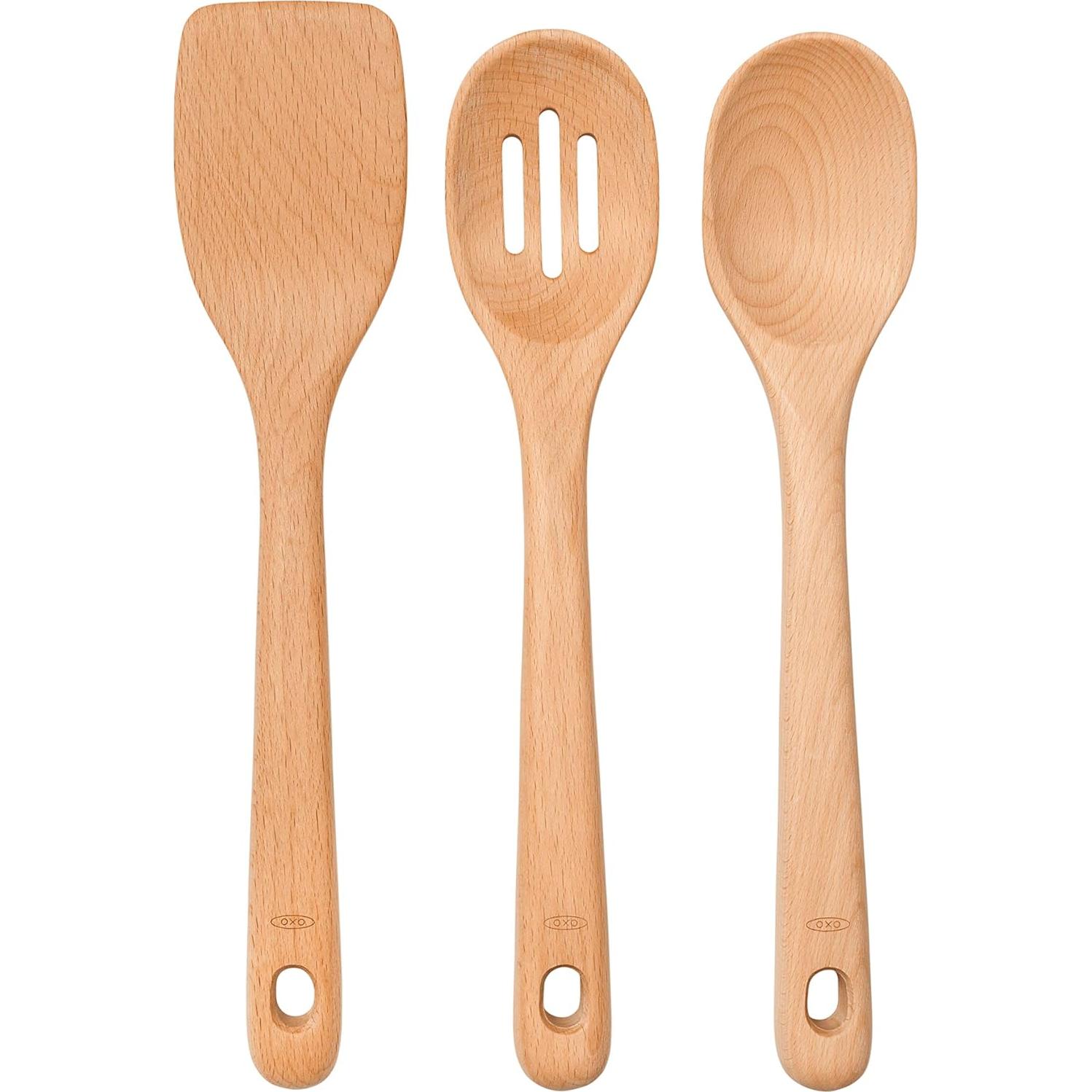 Set de Utensilios de Madera OXO Good Grips 3 Piezas