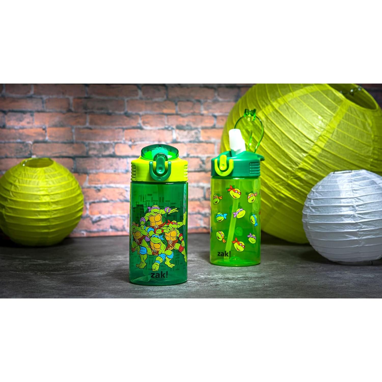 Botella de Agua Zak Designs Tortugas Ninja 2 Piezas 500 ml