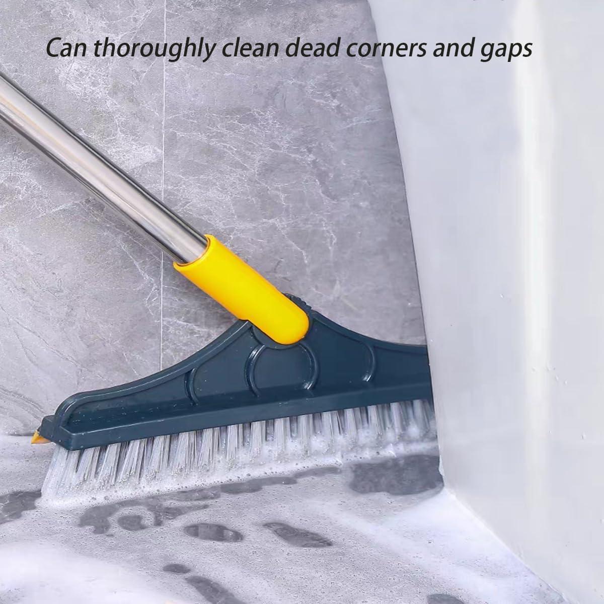 Cepillo de Piso 2 en 1 HZACHYX con Mango Largo y Raspador