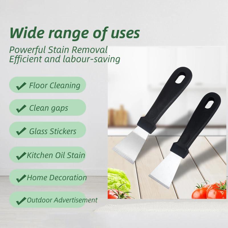 Juego de 2 raspadores de limpieza acero inoxidable gsplmm