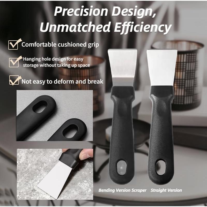 Juego de 2 raspadores de limpieza acero inoxidable gsplmm