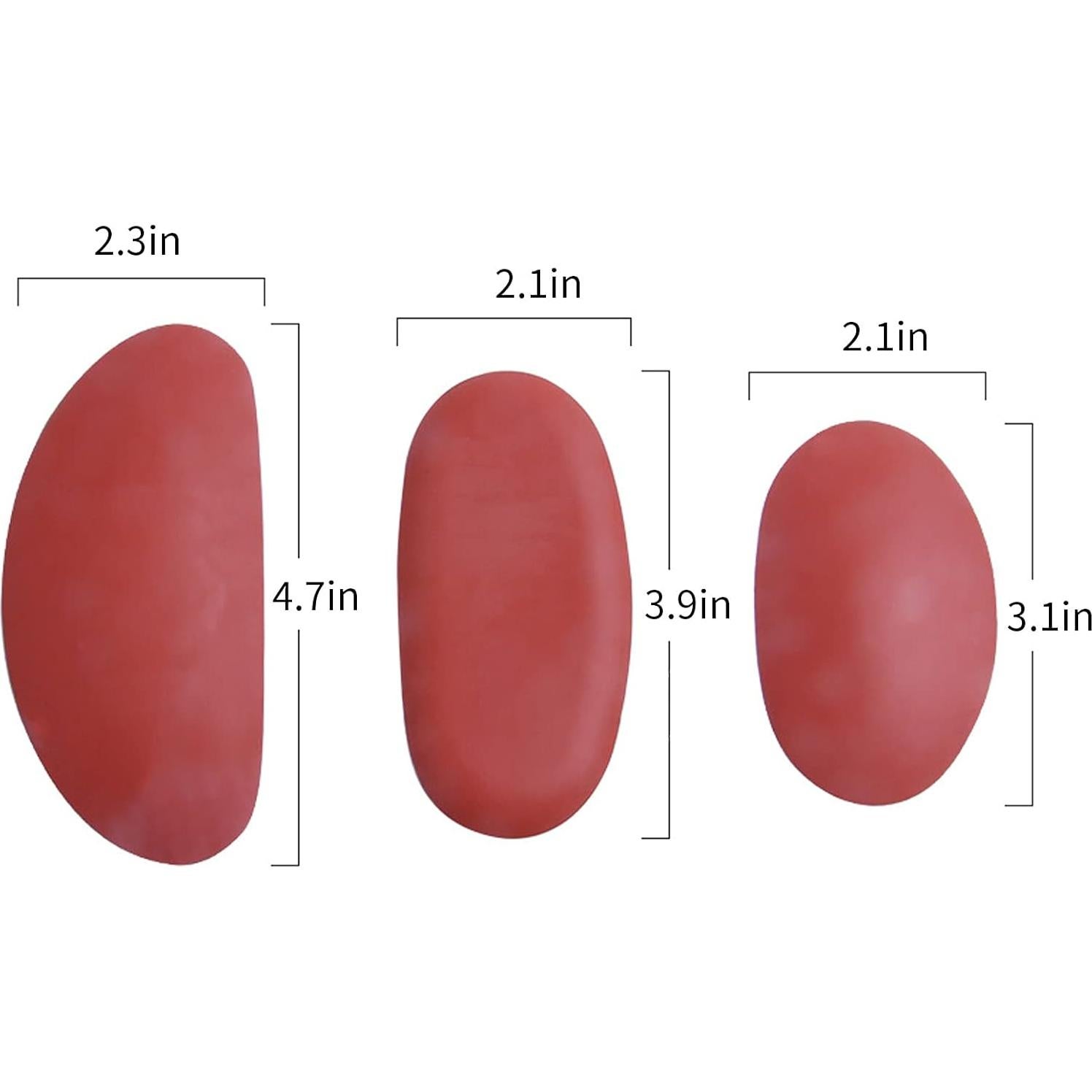 3 Piezas Herramientas de Cerámica XUZHAN - Raspadores de Goma