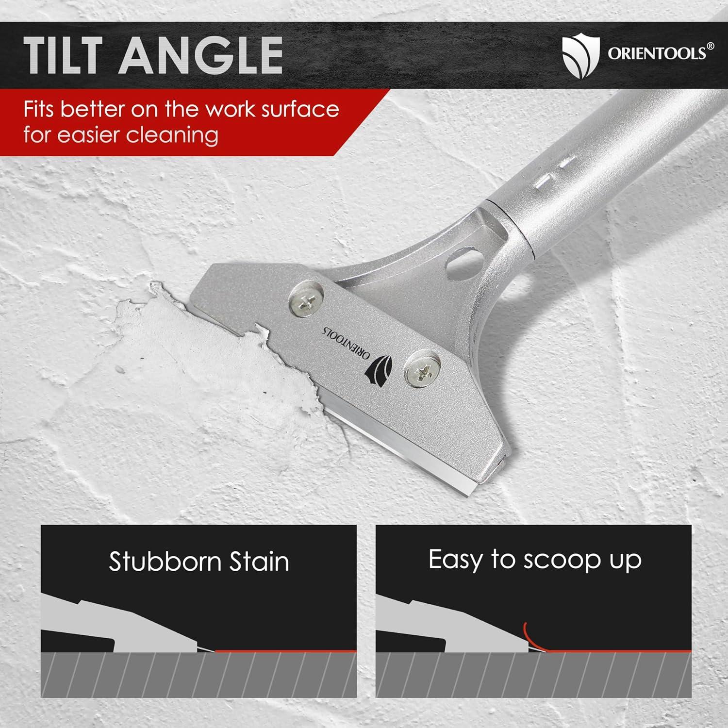 Rascador de Cuchilla 10 cm ORIENTOOLS Mango Largo Mejorado