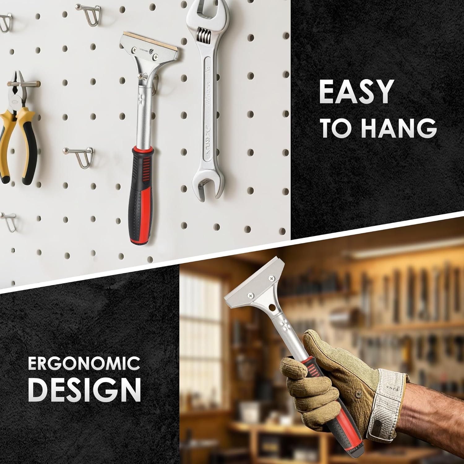 Rascador de Cuchilla 10 cm ORIENTOOLS Mango Largo Mejorado