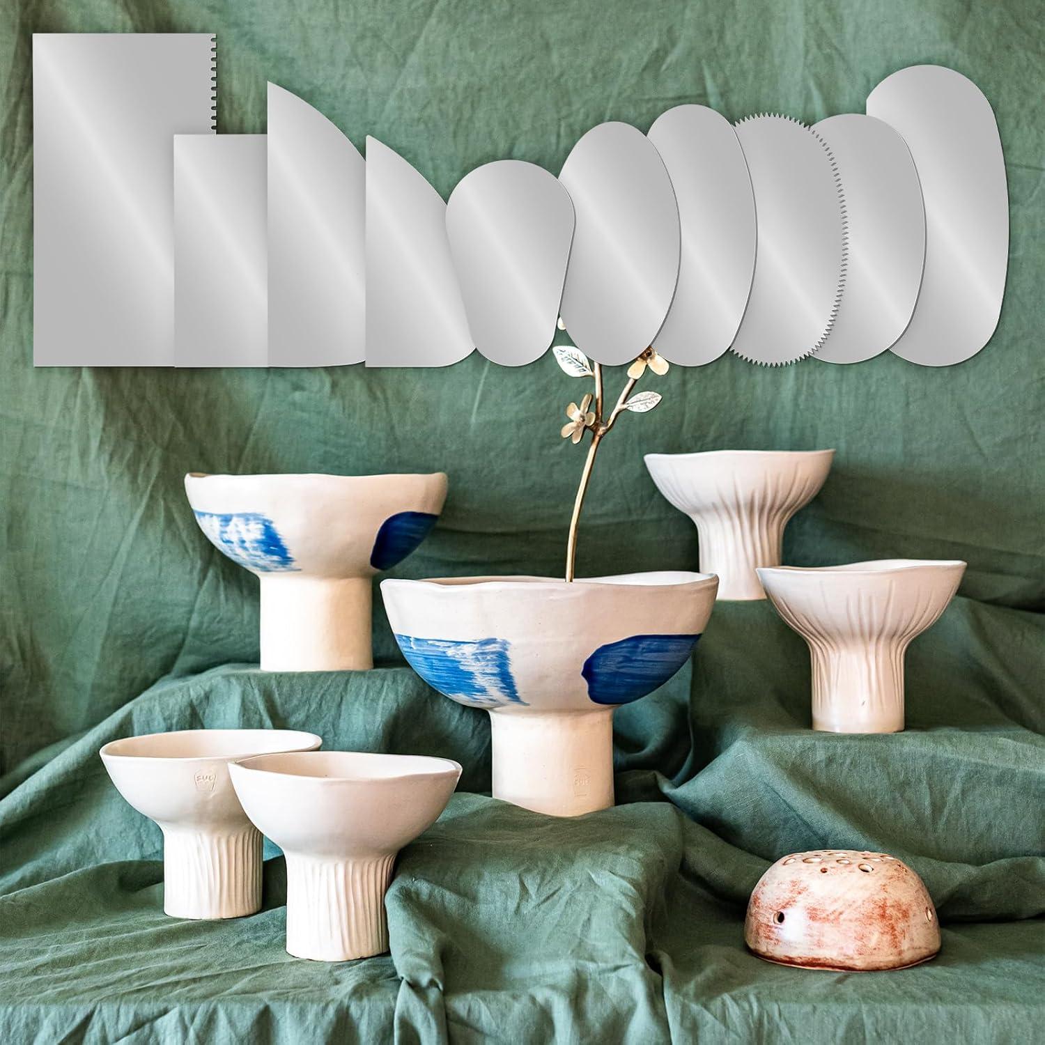 Kit de 10 Herramientas de Cerámica Acero Inoxidable Meyeyaia