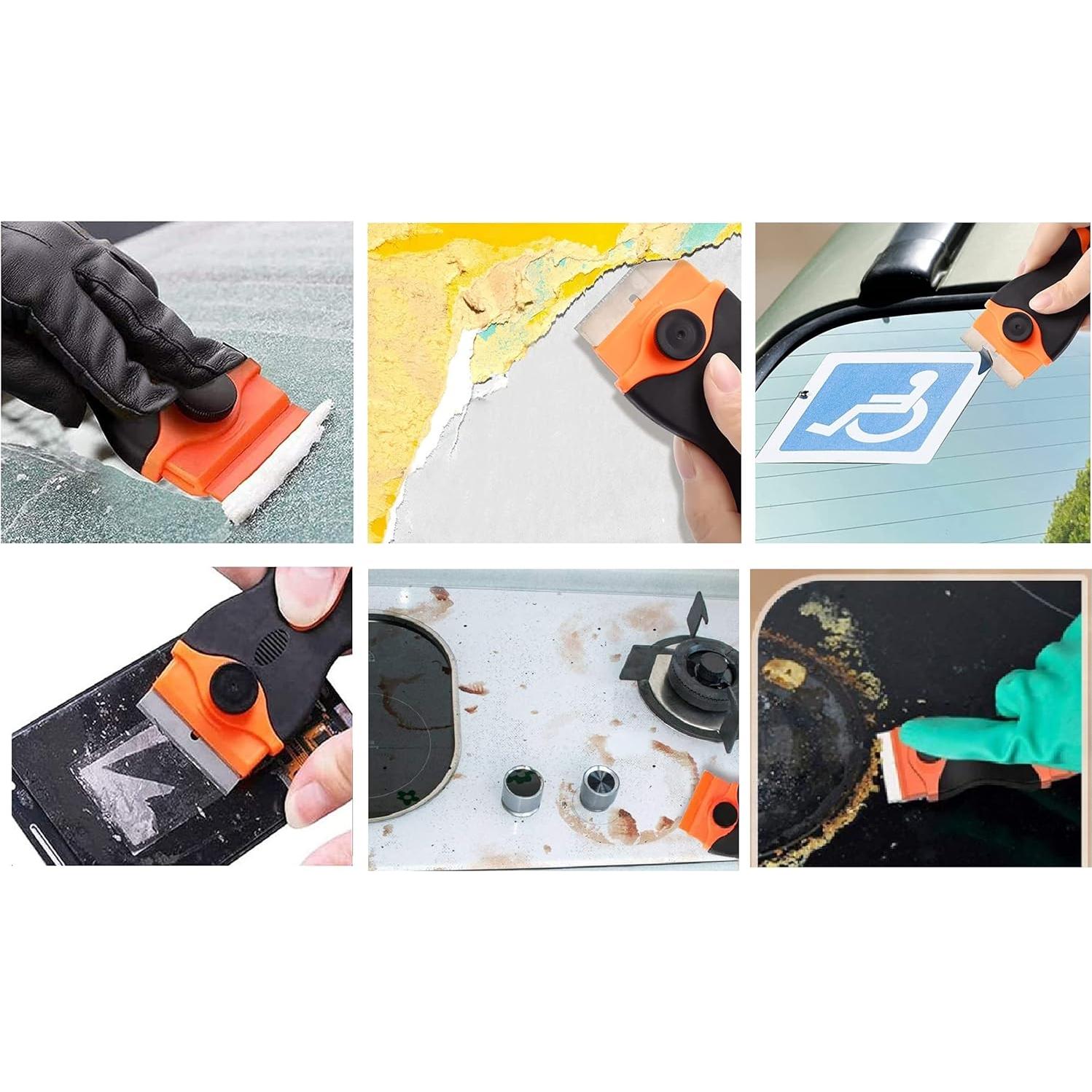 Raspador Doble Filo CANOPUS con 10 Cuchillas Metal y Plástico