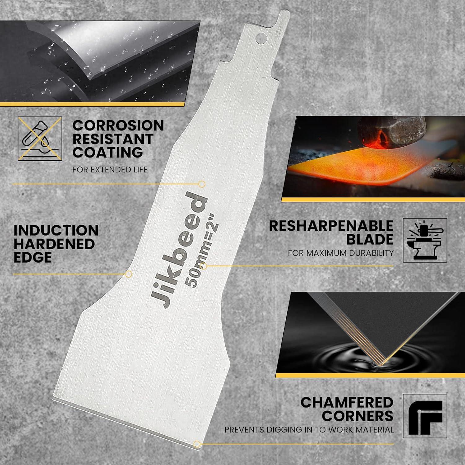 Cuchilla de Raspado Sawzall Jikbeed - 4 Accesorios Universales