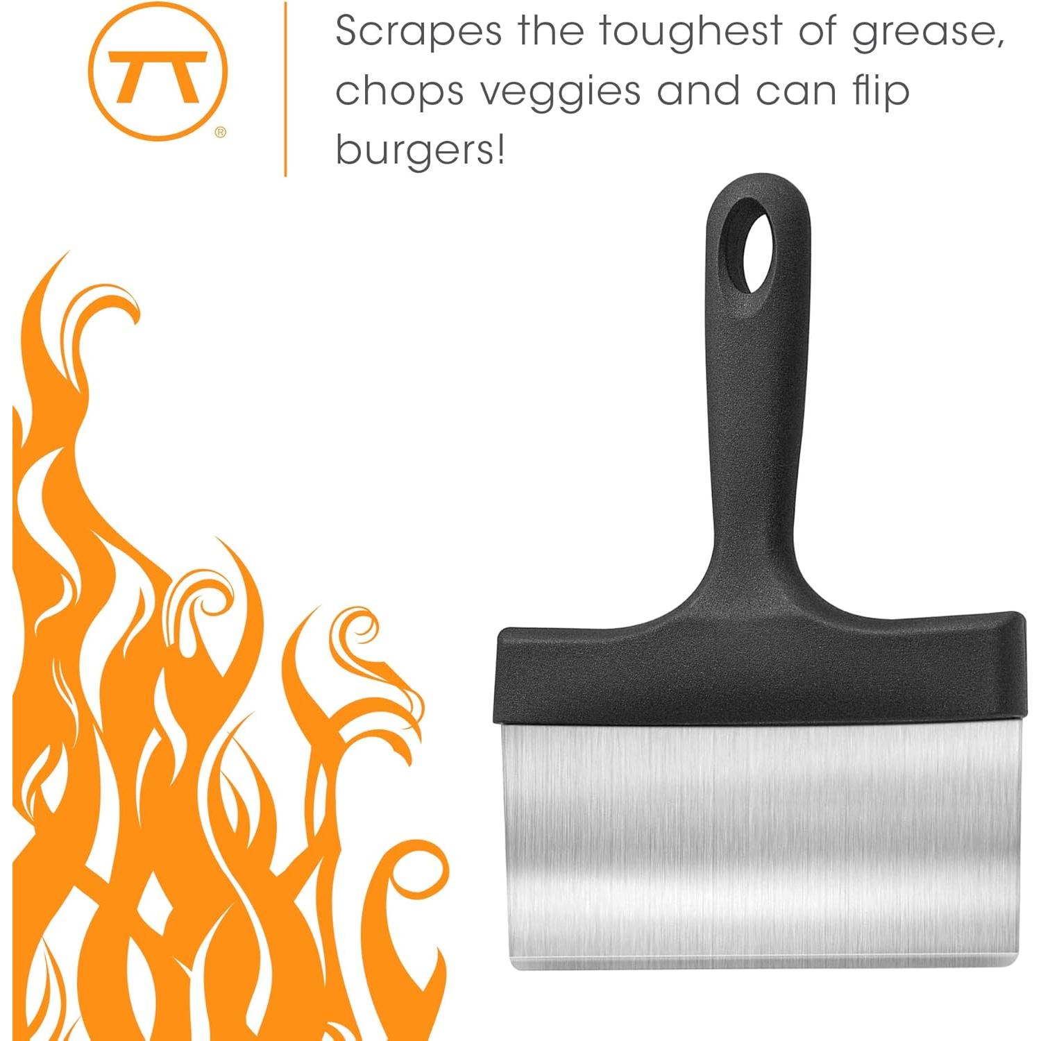 Raspador de Plancha Fox Run Acero Inoxidable 22,86 cm