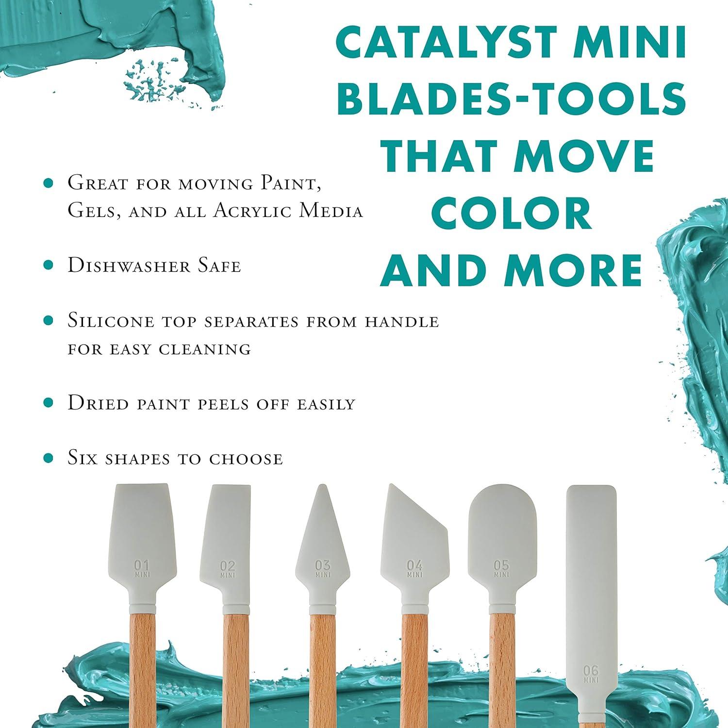 Mini cuchilla de silicona Princeton Catalyst No. 4 para arte