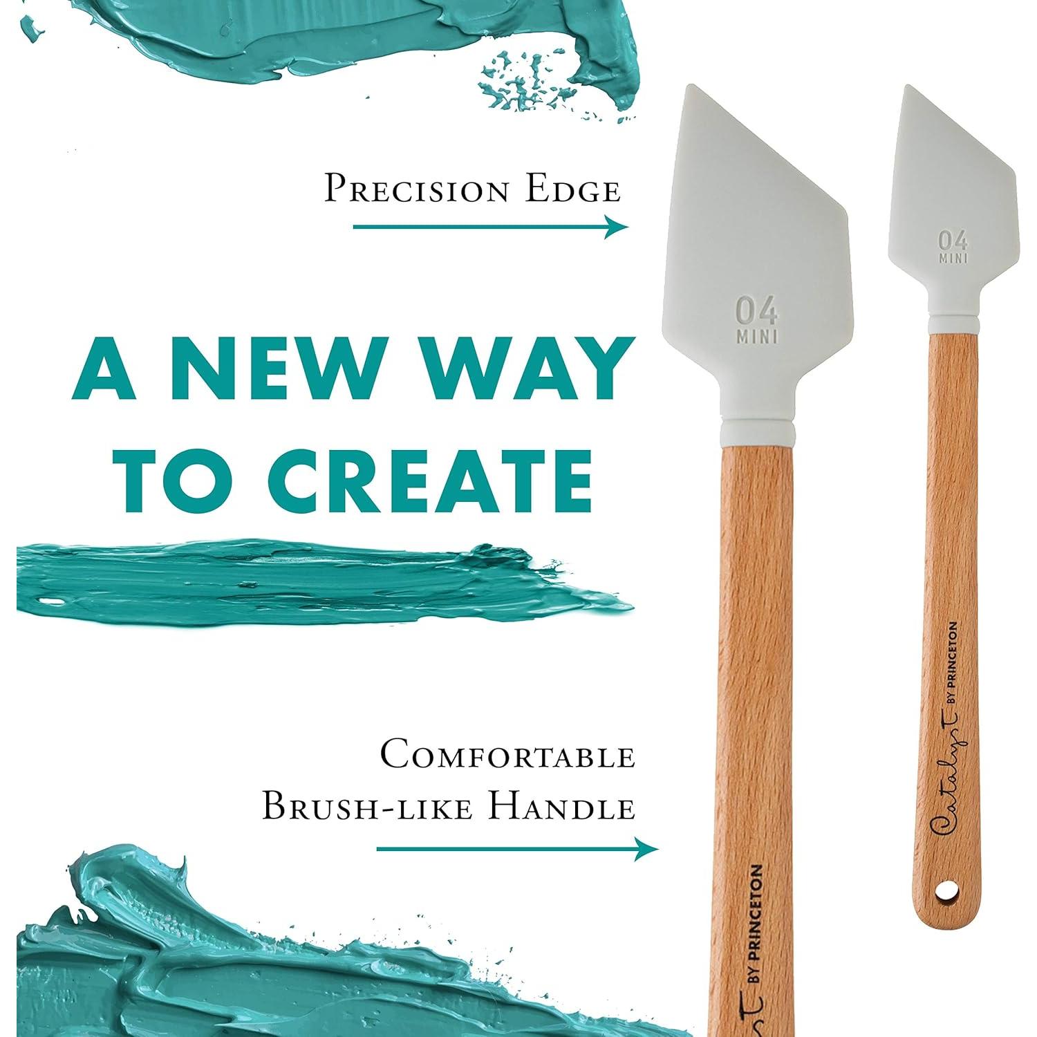 Mini cuchilla de silicona Princeton Catalyst No. 4 para arte