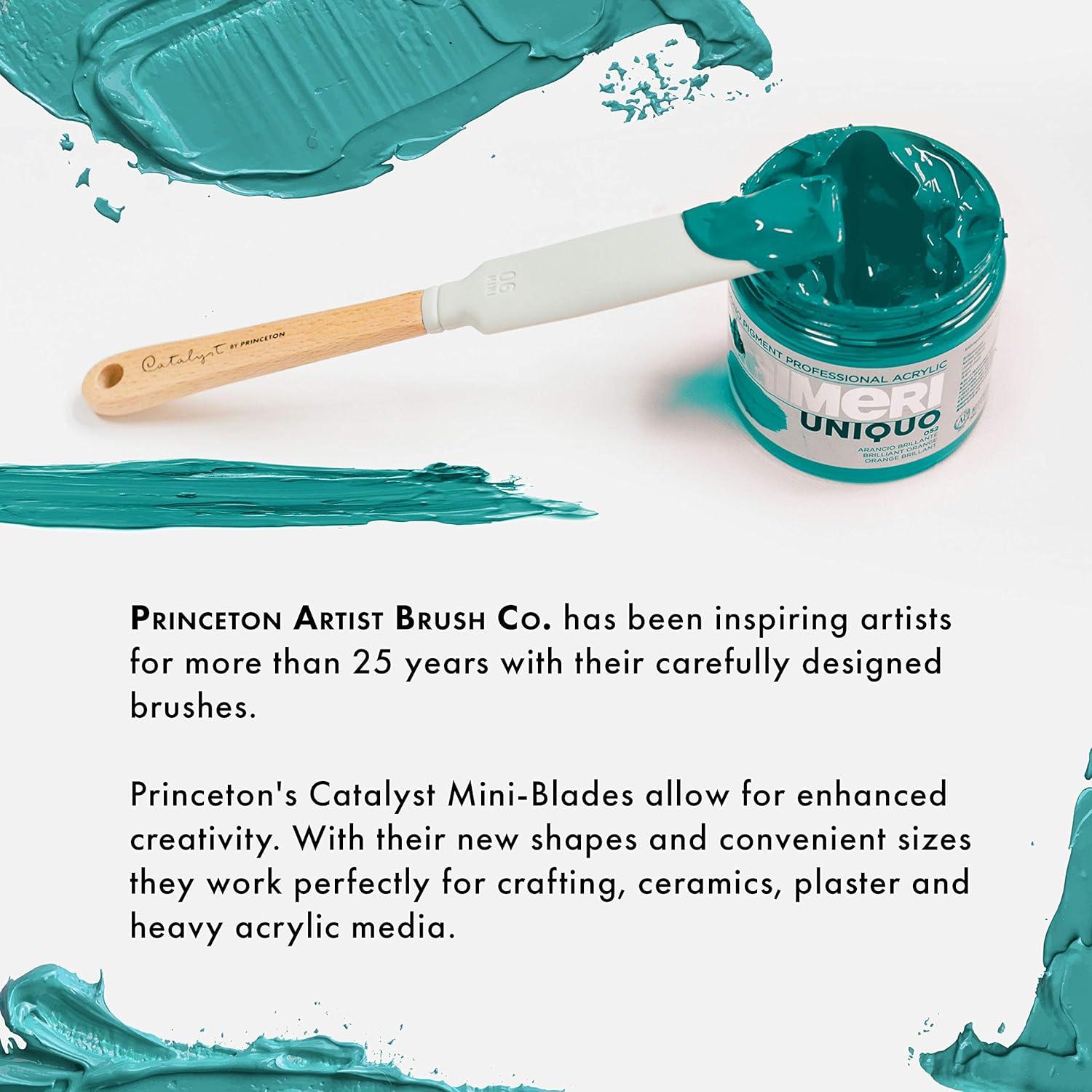 Mini cuchilla de silicona Princeton Catalyst No. 4 para arte